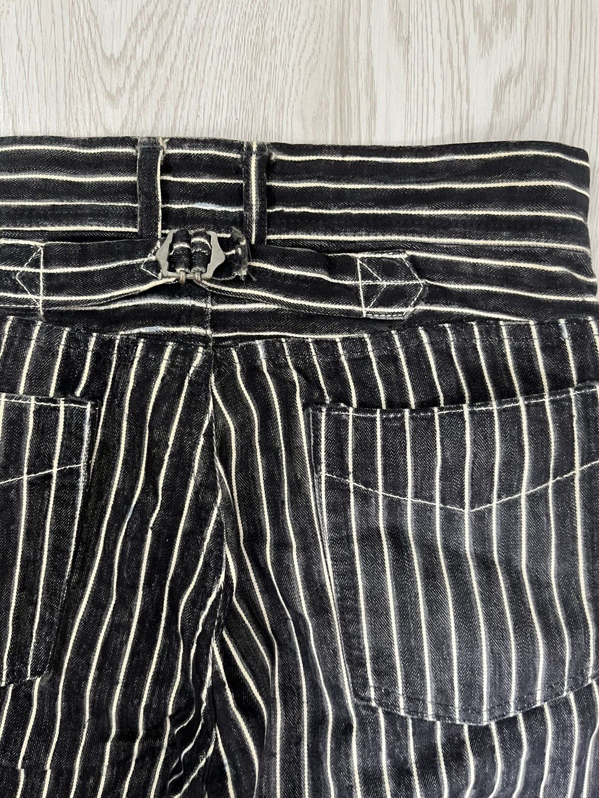 Japanese Brand Vintage DMG Domingo Buckle Back Prisoner Pant Size 27" / US 4 / IT 40 - 6 Thumbnail