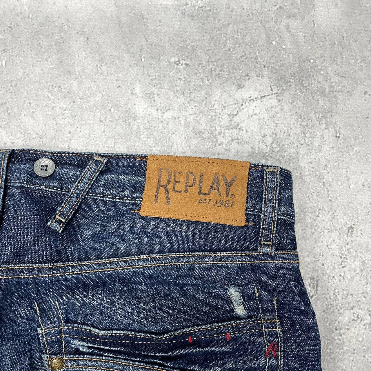 Replay Replay Daverdale Jeans Blue Size W36 L35 Size US 33 - 20 Thumbnail