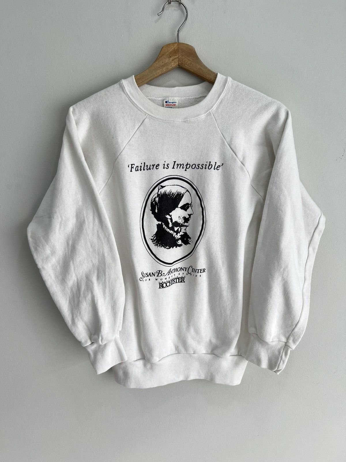 Vintage Vintage 90s Champion Failure is impossible Sweater Size US S / EU 44-46 / 1 - 1 Thumbnail
