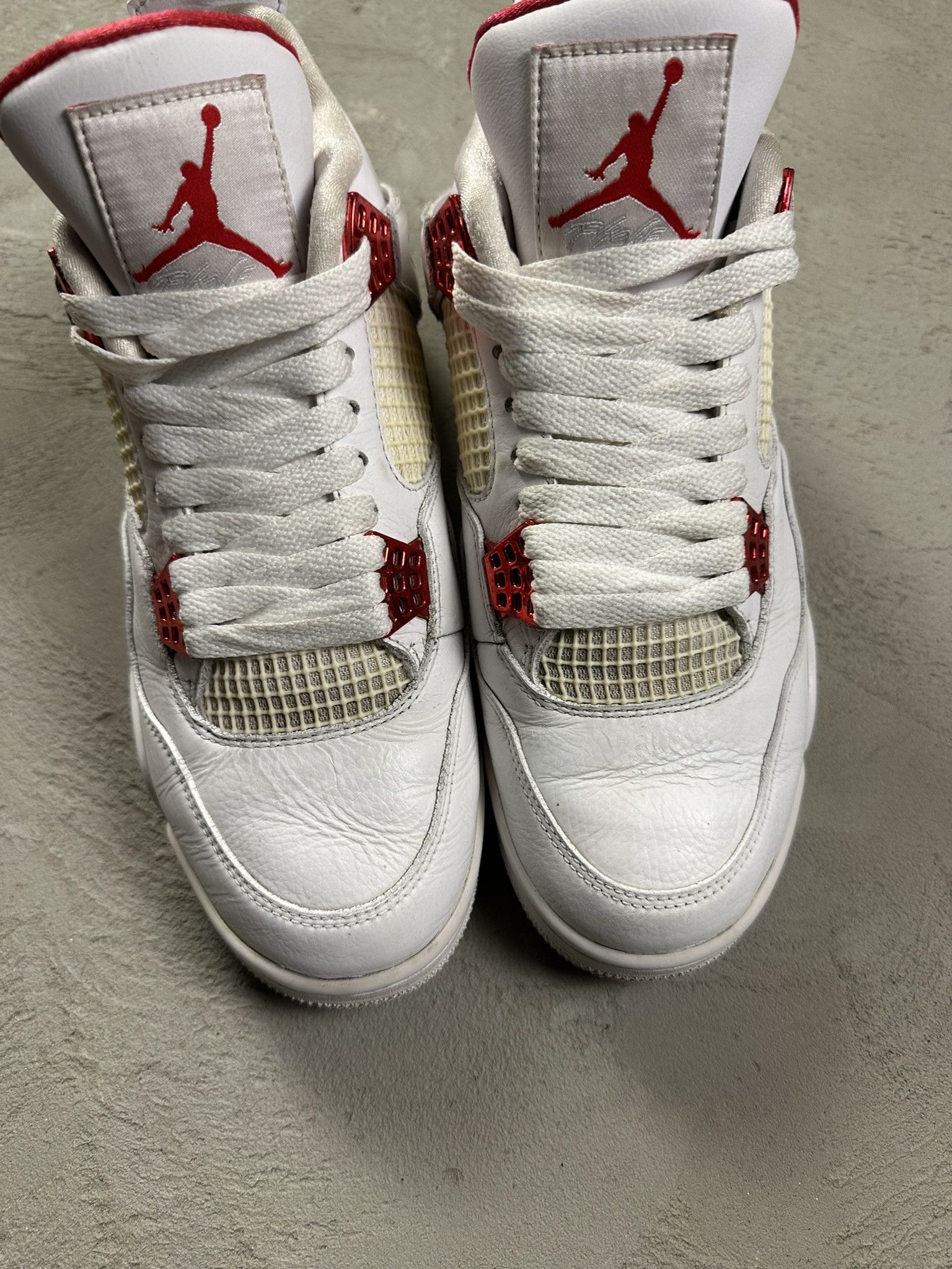 Jordan Brand Jordan 4 Metalic Red Hi Sneakers Hype Size US 9.5 / EU 42-43 - 3 Thumbnail