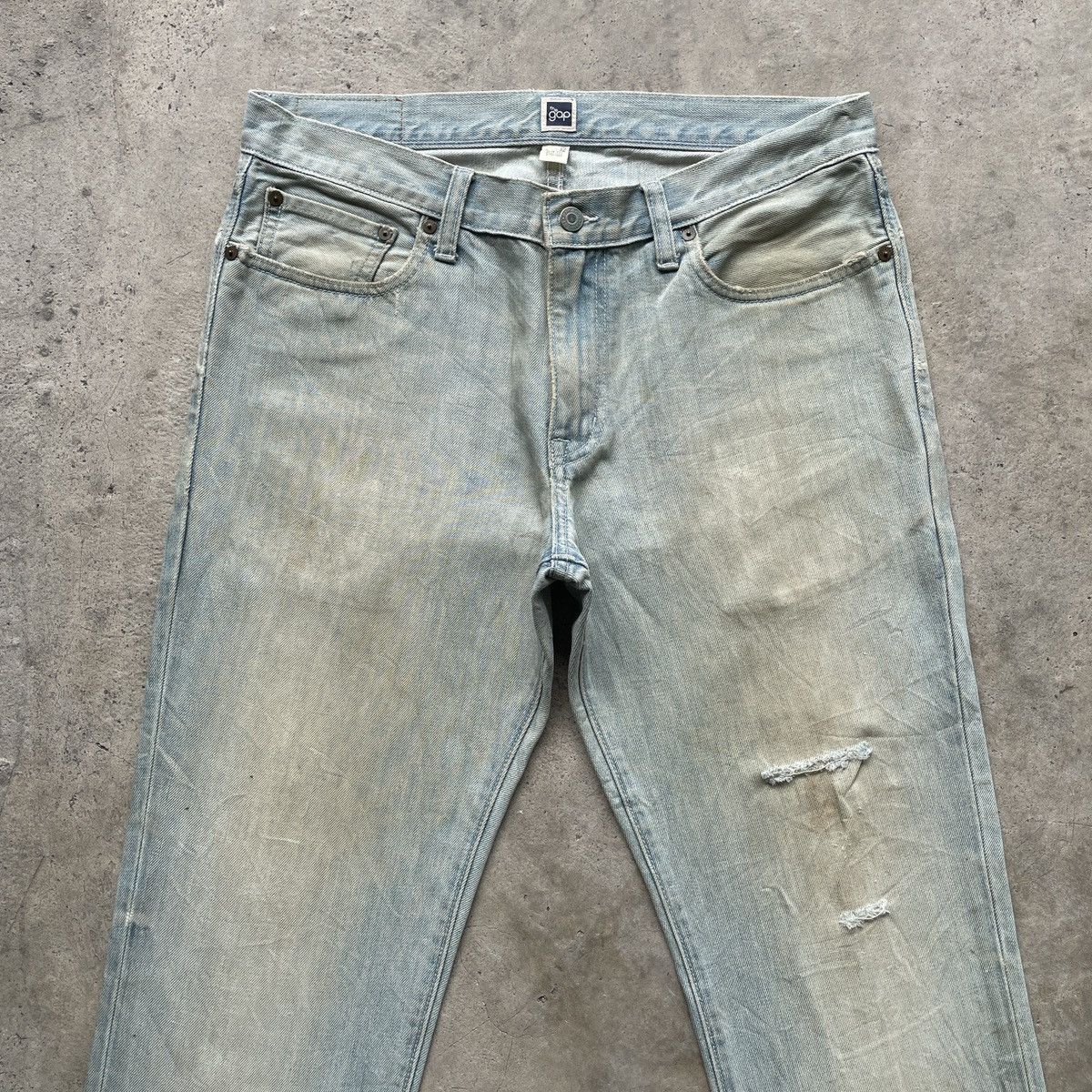 Gap Vintage The Gap Rusty Sick Jeans Faded Denim Pants W34x32 Size US 34 / EU 50 - 2 Thumbnail