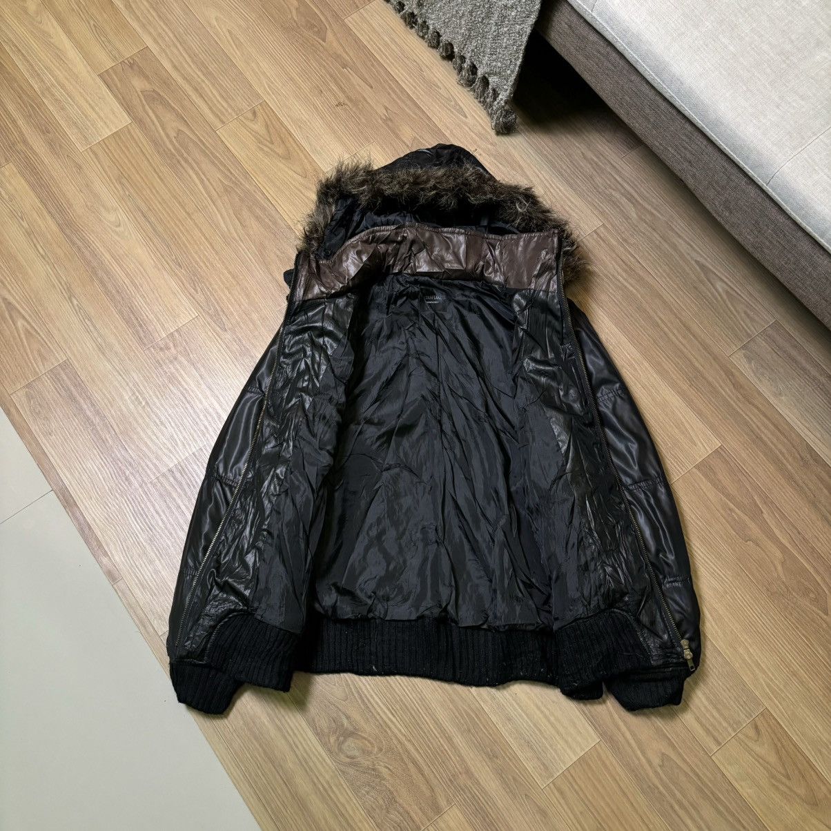 14th Addiction × If Six Was Nine × Le Grande Bleu (L.G.B.) CornFlake Ifsixwasnine LGB Style fur jacket Vtg Y2K japan Size US M / EU 48-50 / 2 - 6 Thumbnail