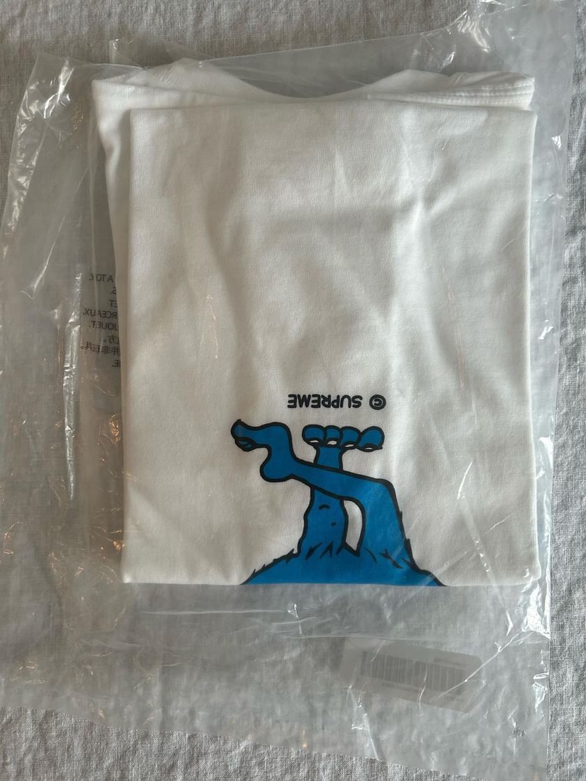 Supreme Supreme Camacho tee white blue Size US S / EU 44-46 / 1 - 4 Thumbnail