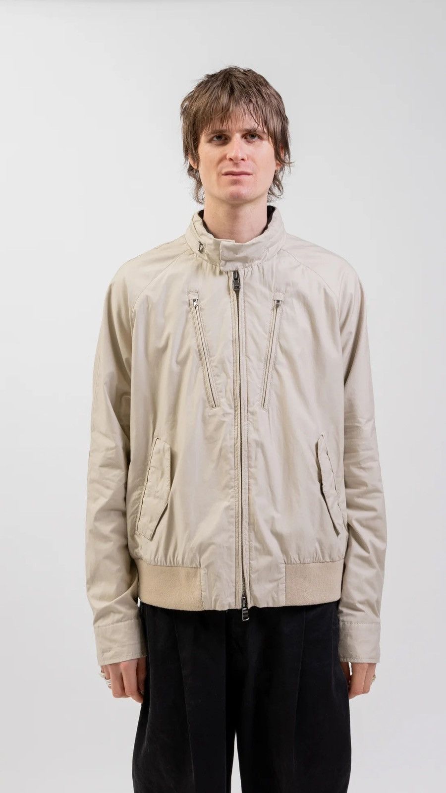 image of Avant Garde x Dkny 2002 Multi-Zipper Jacket - Piece in Cream, Men's (Size XL)
