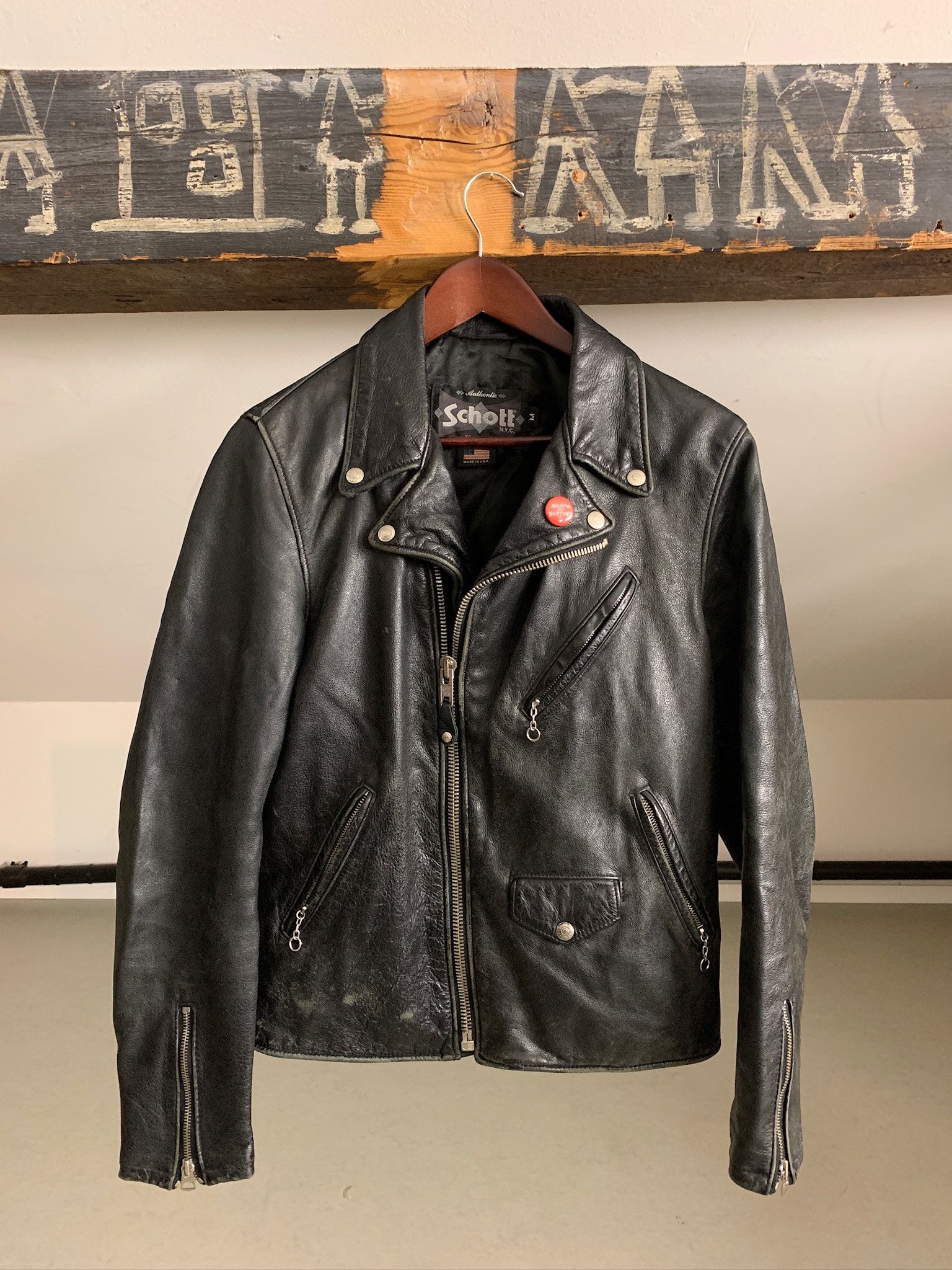Schott New York Motorcycle Leather Jacket