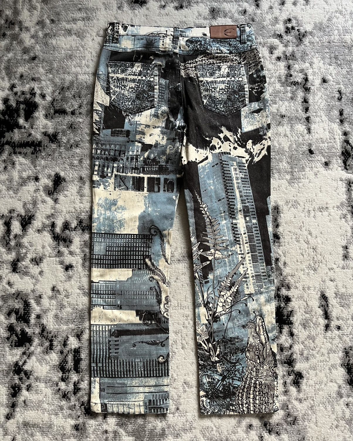 Just Cavalli × Vintage Just Cavalli City Urban Pants Size 32" / US 10 / IT 46 - 3 Thumbnail