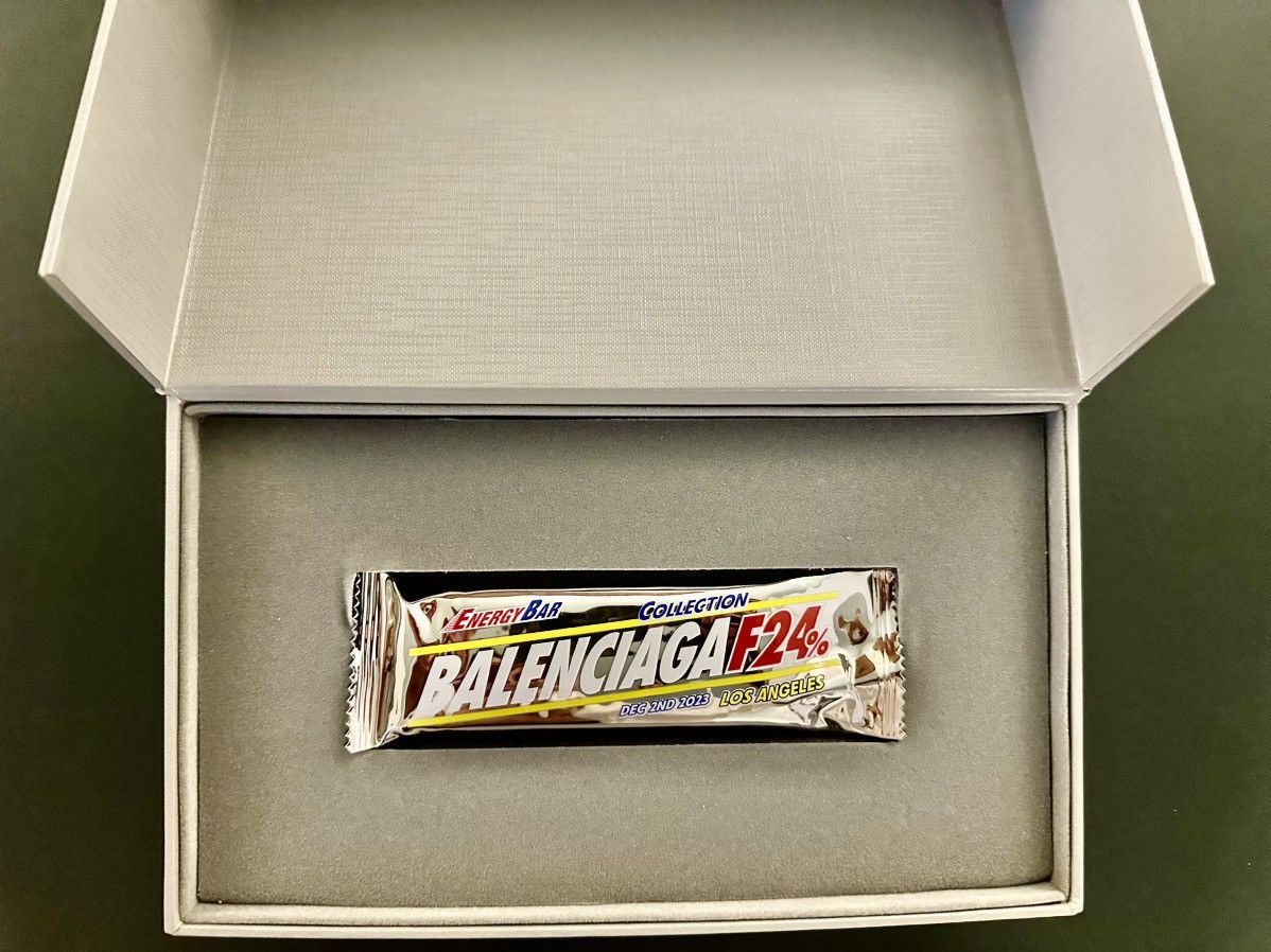 image of Balenciaga Fall Winter 24 Show Invite in Silver, Men's