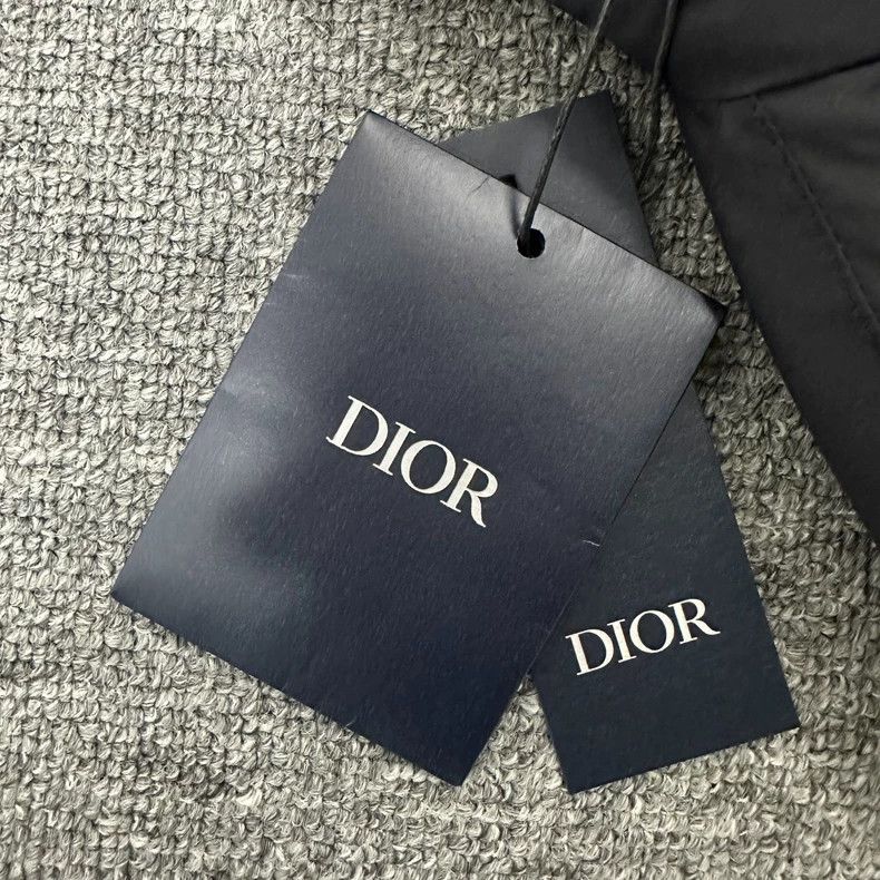 Dior Dior Embroidered solid colour zipper stand-up collar long- Size US M / EU 48-50 / 2 - 2 Thumbnail