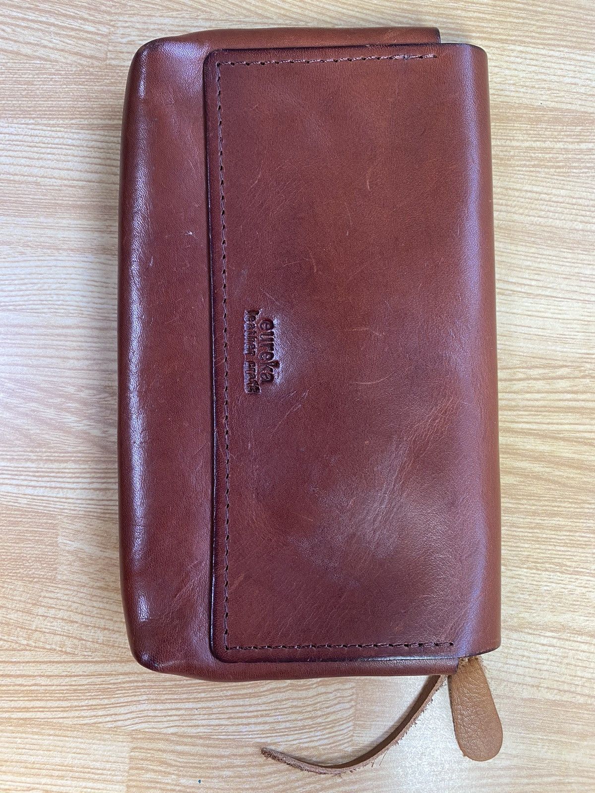 Leather × Vintage Elegant Leather Long Wallet Size ONE SIZE - 2 Thumbnail