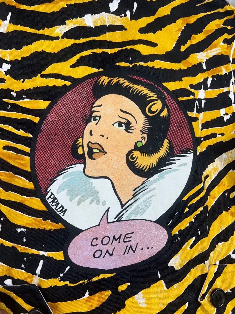 Prada Prada Show style tiger pattern coat 2502-Nextarrow Size US XXS / EU 40 - 3 Thumbnail
