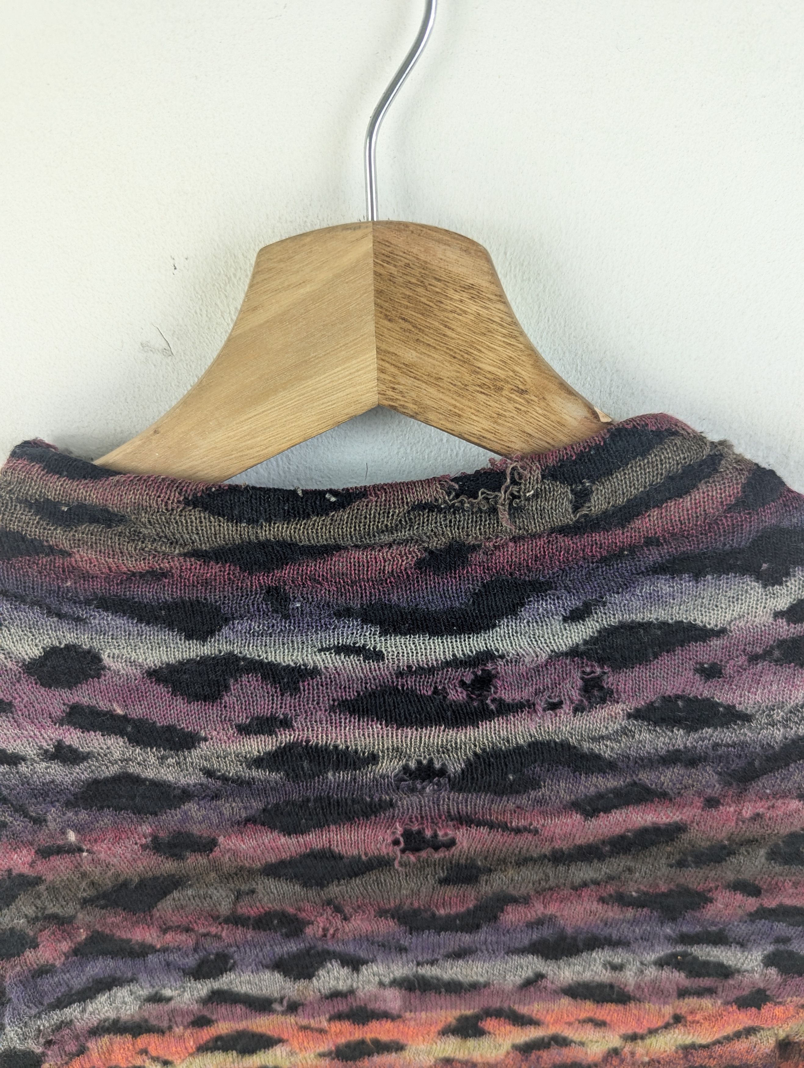 Aran Isles Knitwear × Japanese Brand × Vintage Vintage Coogi Style Wool Knit Sweater Cropped Distressed Size S / US 4 / IT 40 - 12 Thumbnail
