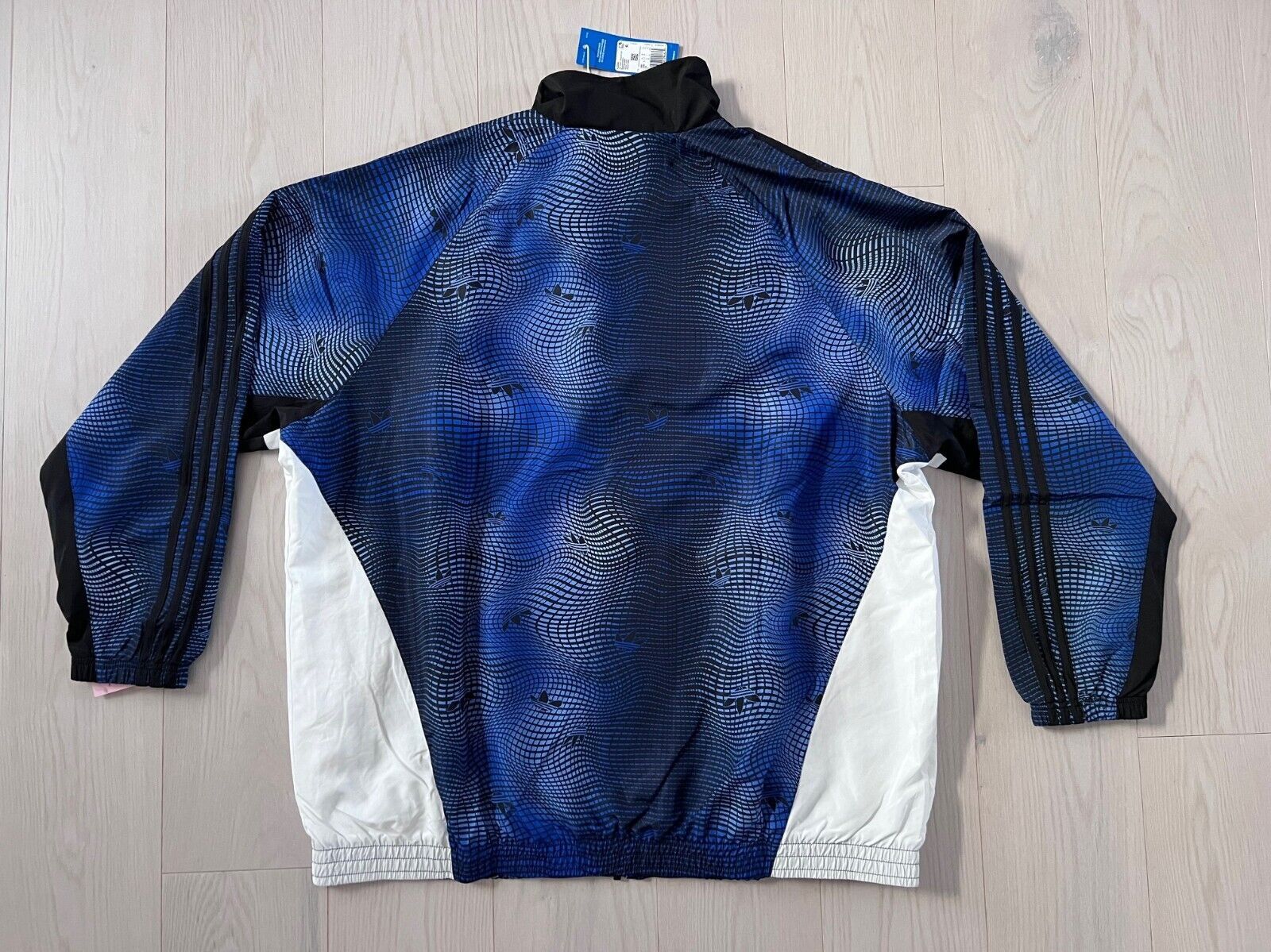 Adidas Adidas IL2334 MV Allover Print Track Zip Jacket Blue ( XL ) Size US XL / EU 56 / 4 - 4 Thumbnail