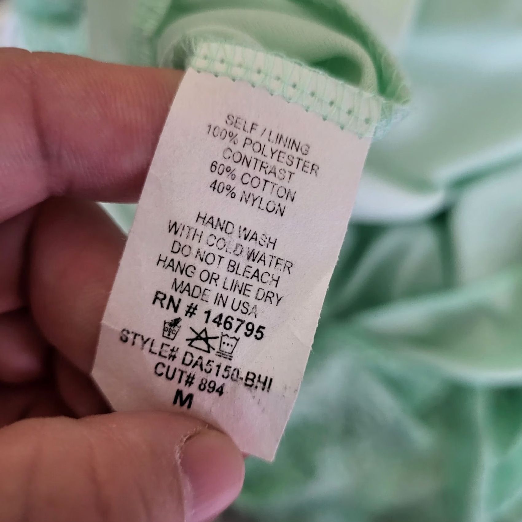 Vintage Francesca’s Women’s dress M Green Lace lined Sleeveless A-Line Cup Cocktail/Party Casual Above the knee Ladies Mens Women’s (adapt) Size M / US 6-8 / IT 42-44 - 2 Thumbnail