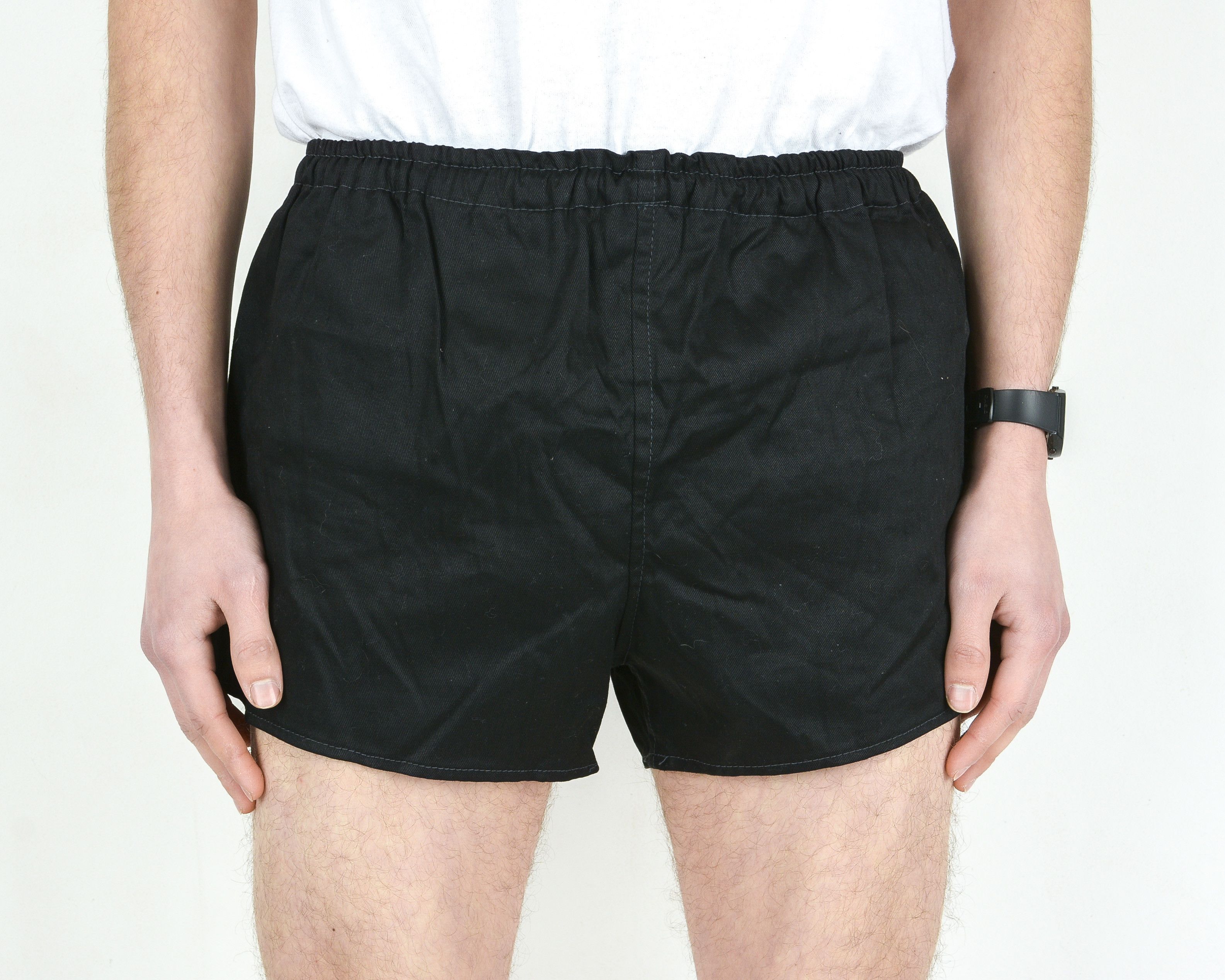 Vintage Konfektion Grossrohrsdorf Sprint Shorts W28-W36 Stretchy S M Size US 30 / EU 46 - 2 Thumbnail