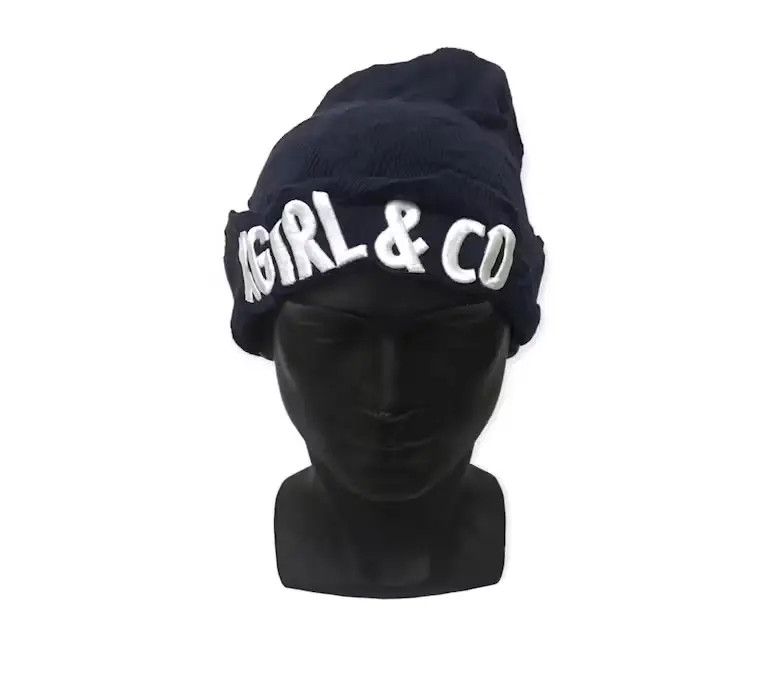 Japanese Brand × Vintage XGIRL &Co Spellout Beanie Hat Size ONE SIZE - 1 Thumbnail