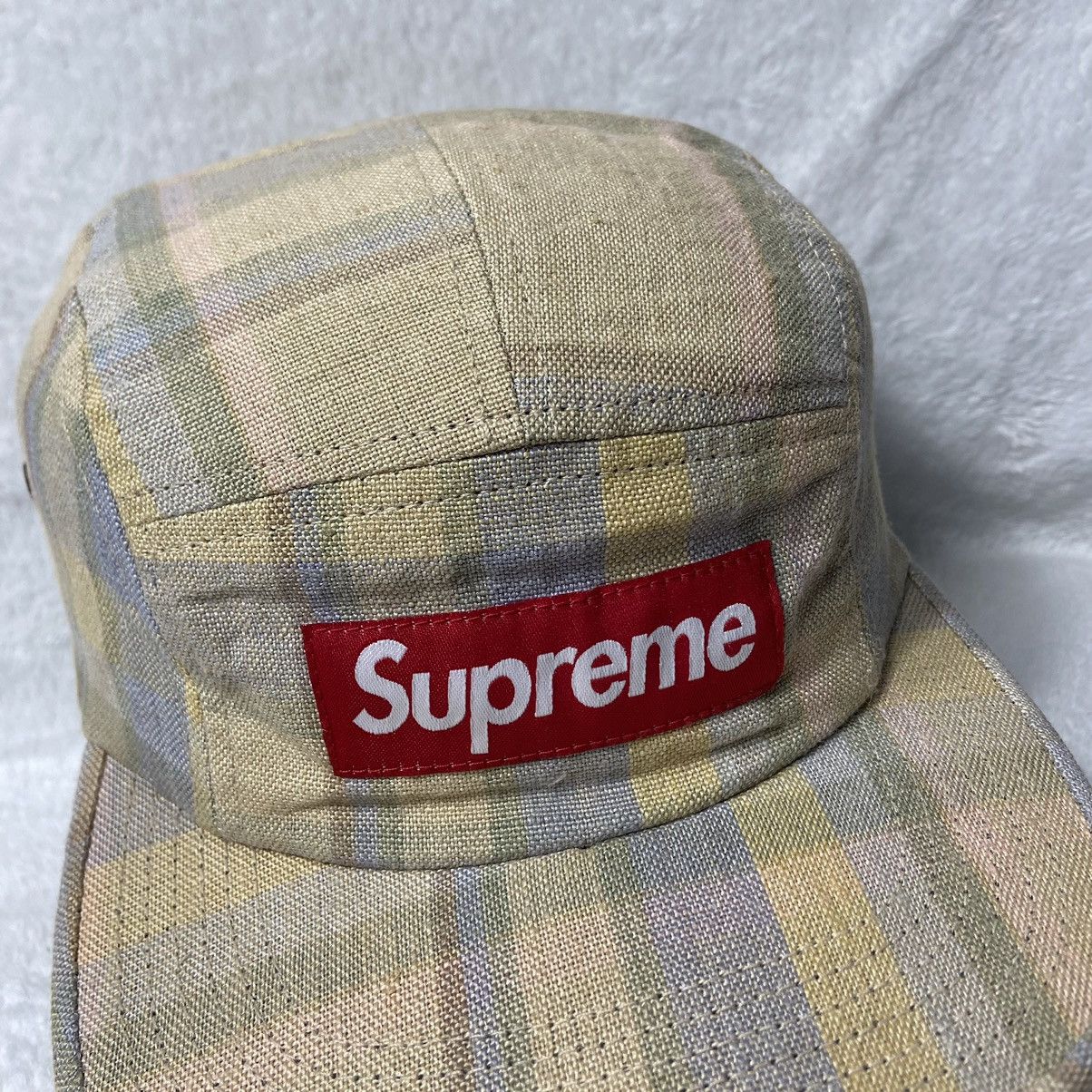 Supreme Supreme Magee Plaid Linen Camp Hat SS14 Size ONE SIZE - 2 Thumbnail