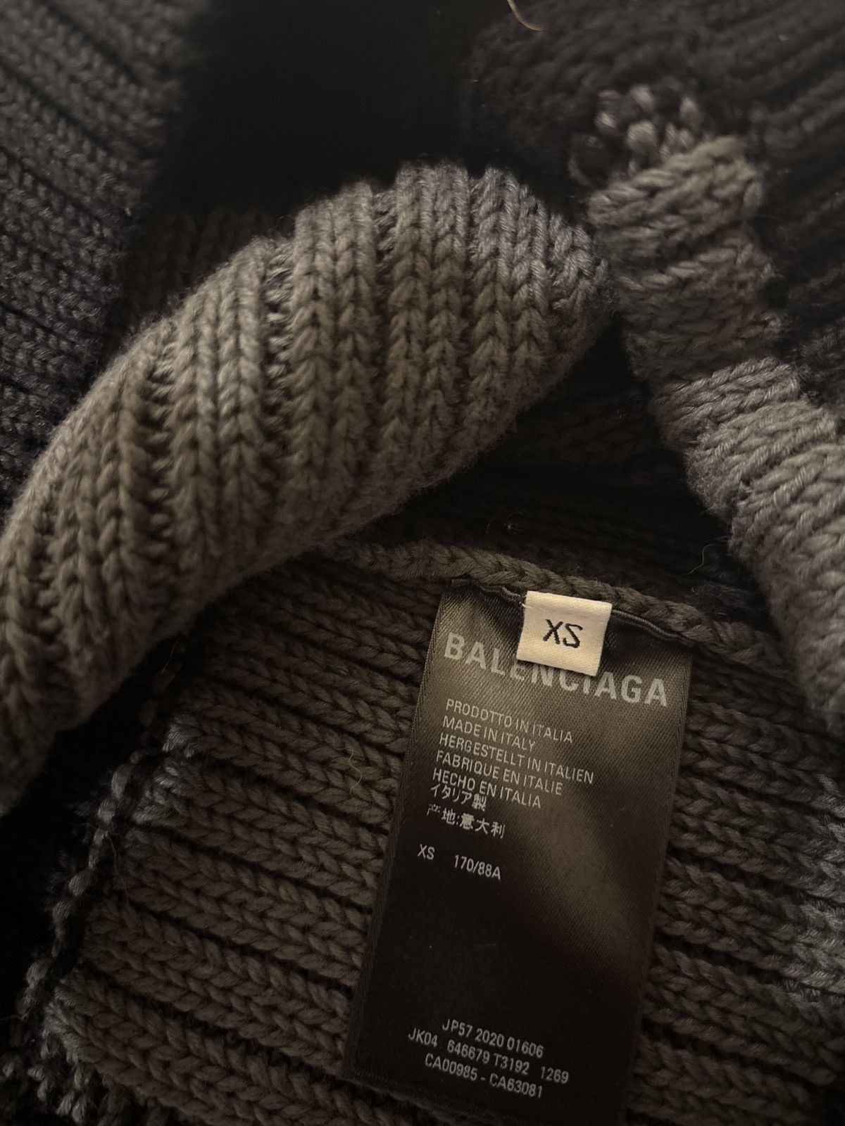 Balenciaga Balenciaga checkered knit sweater Size US XS / EU 42 / 0 - 4 Thumbnail