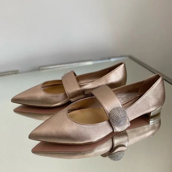 Aquazzura o1srvl11e1024 Flats in Cream Size US 10 / IT 40 - 1 Thumbnail