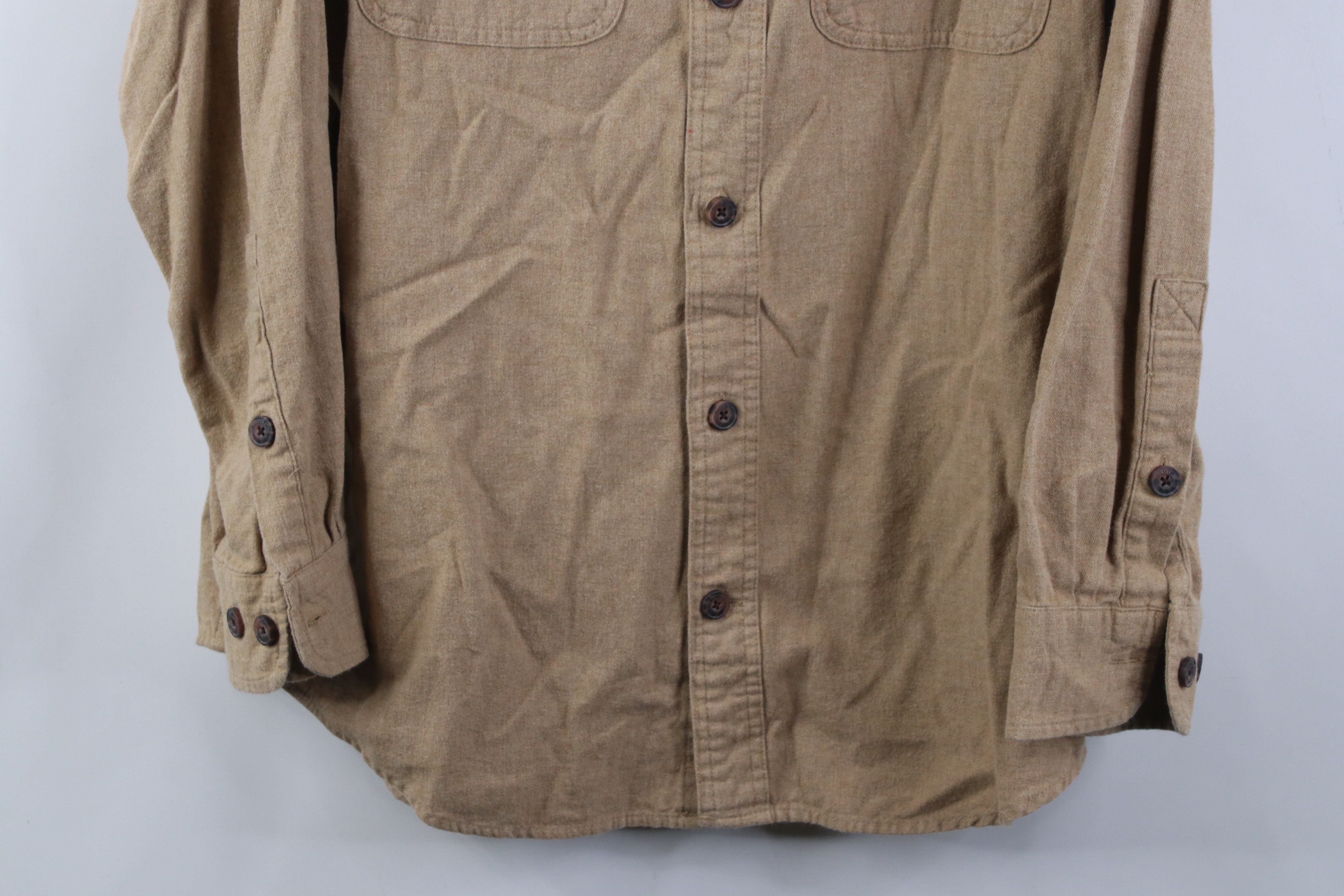 Duluth Trading Company Duluth Trading Co Heavy Flannel Collared Button Down Shirt Size US L / EU 52-54 / 3 - 3 Thumbnail
