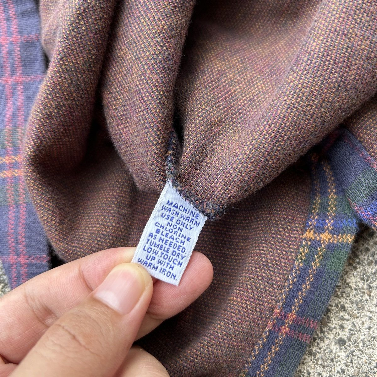 Polo Ralph Lauren Vintage Polo Ralph Lauren Plaid Flannel Shirt Sunfadded Size US S / EU 44-46 / 1 - 16 Thumbnail