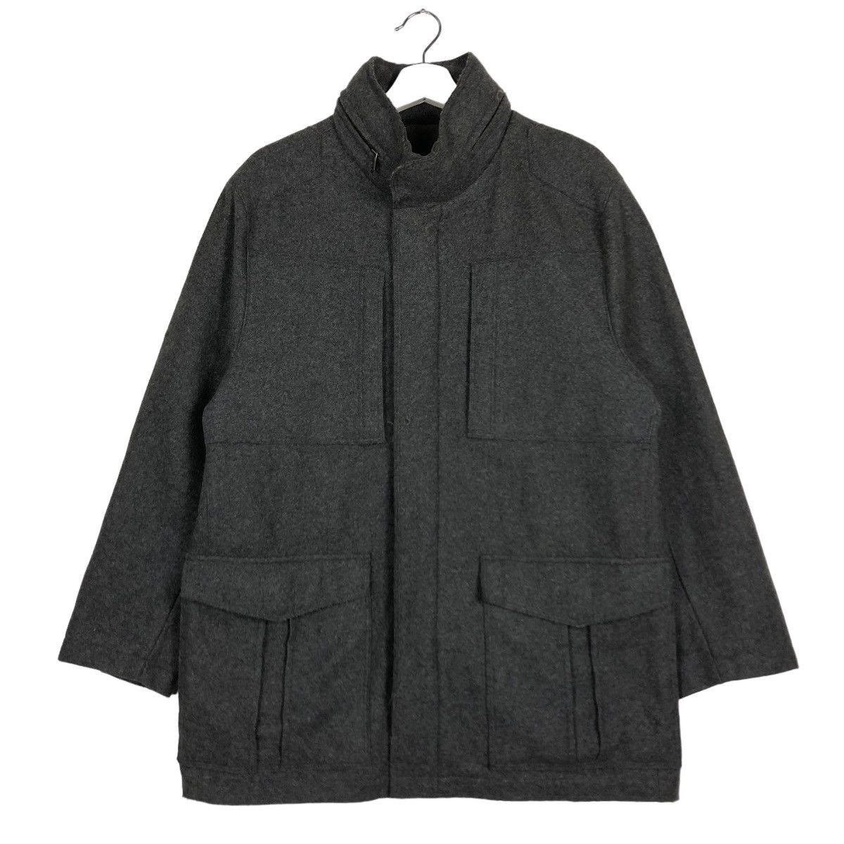 Designer 🔥 J.J. OLSON EQUIPMENT WOOL MOUNTAIN COAT JACKET ITALY MADE Size US M / EU 48-50 / 2 - 1 Thumbnail