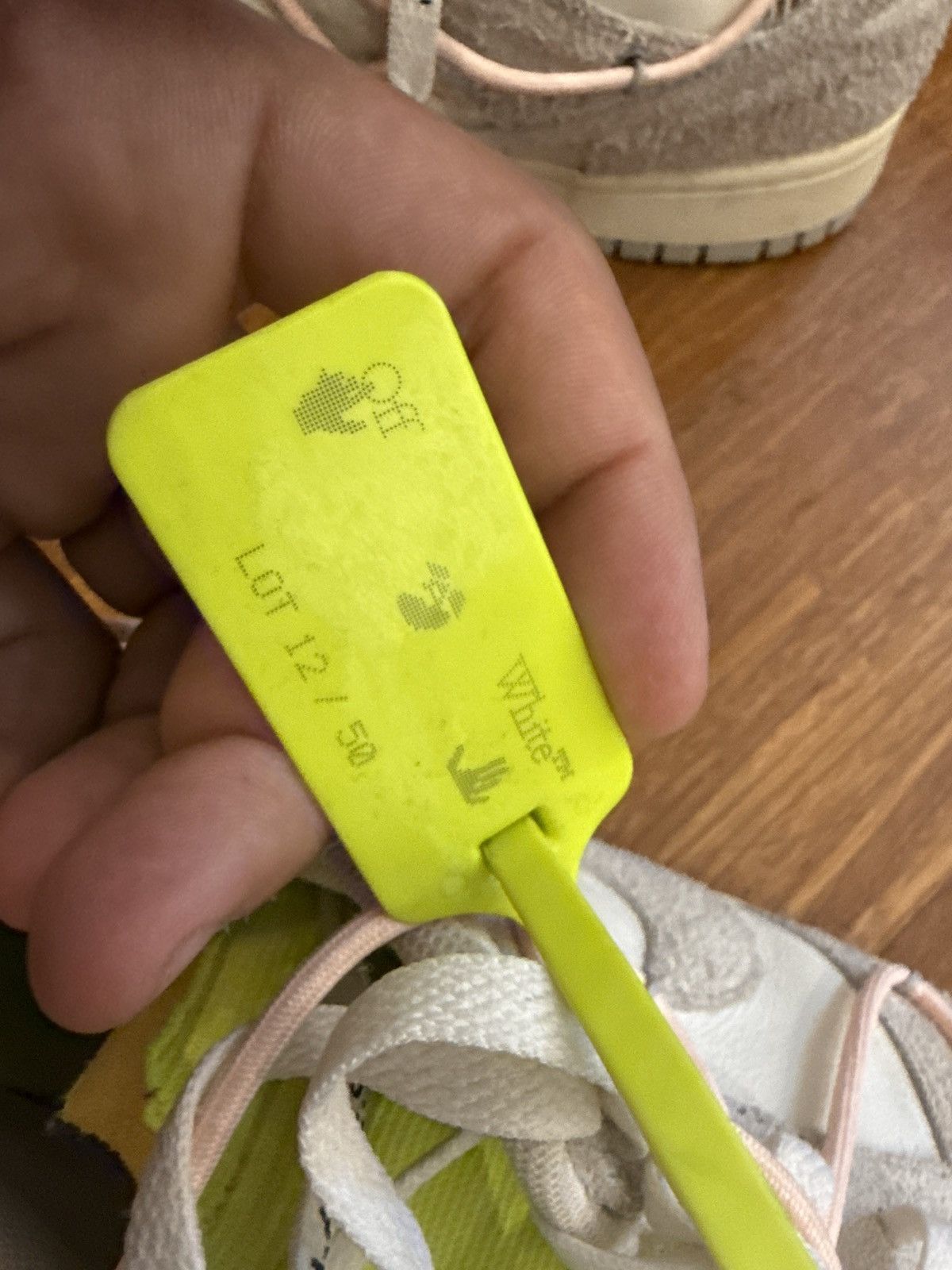 Nike × Off-White Nike Off-White x Dunk Low Lot 12 of 50 Size US 12 / EU 45 - 9 Thumbnail