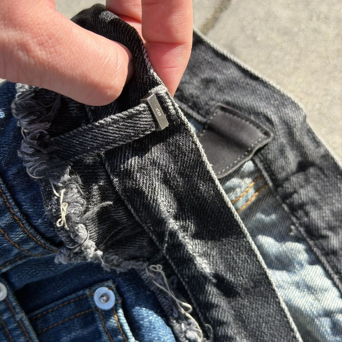 Dior AW06 Dior Homme Cummerbund Denim Size US 34 / EU 50 - 6 Thumbnail