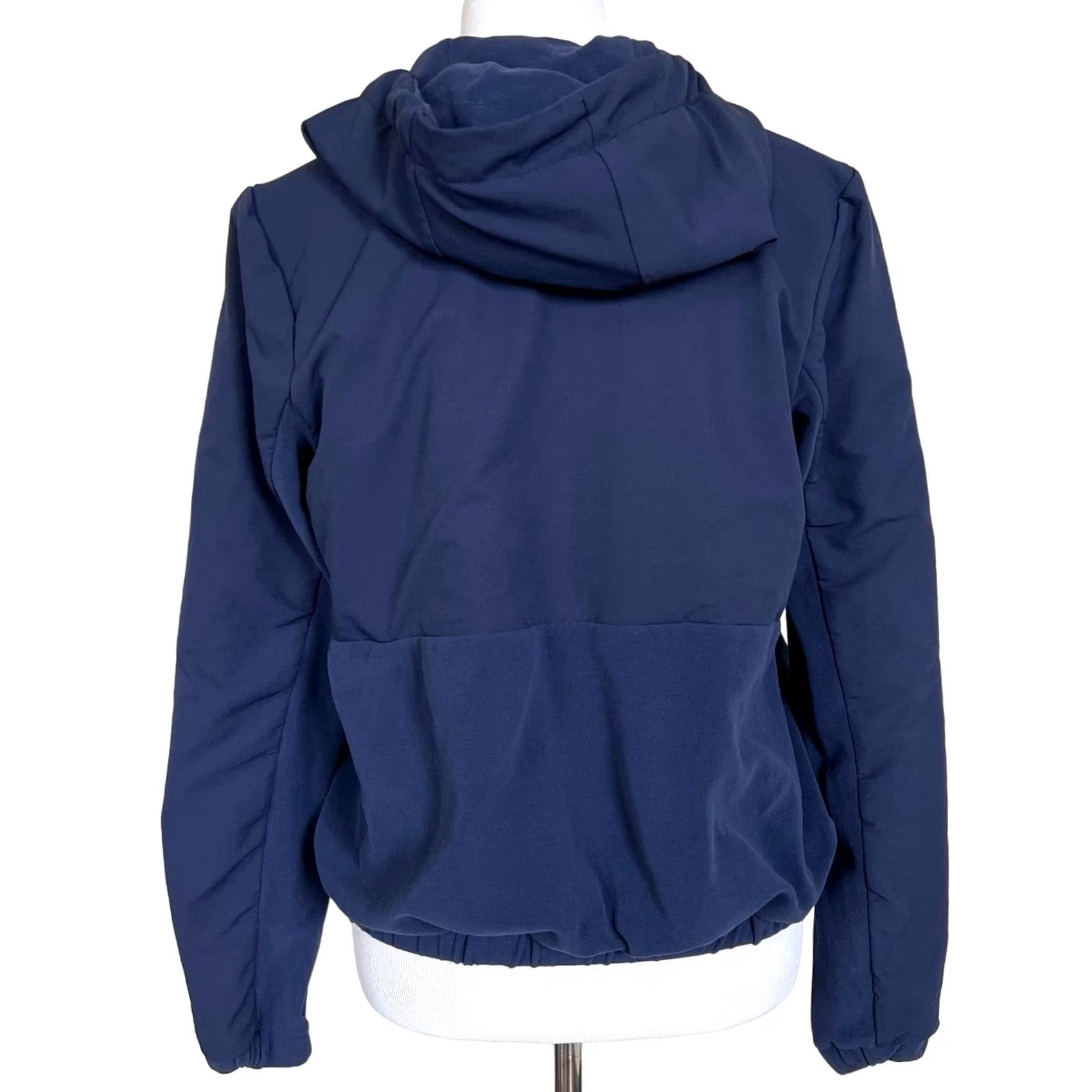 Vintage LNDR Womens Hoodie Pullover Blue Half Zip Front Pocket Size S Sweatshirt Activewear Hooded Pockets Pullover 1/2 Zip Size S / US 4 / IT 40 - 4 Thumbnail