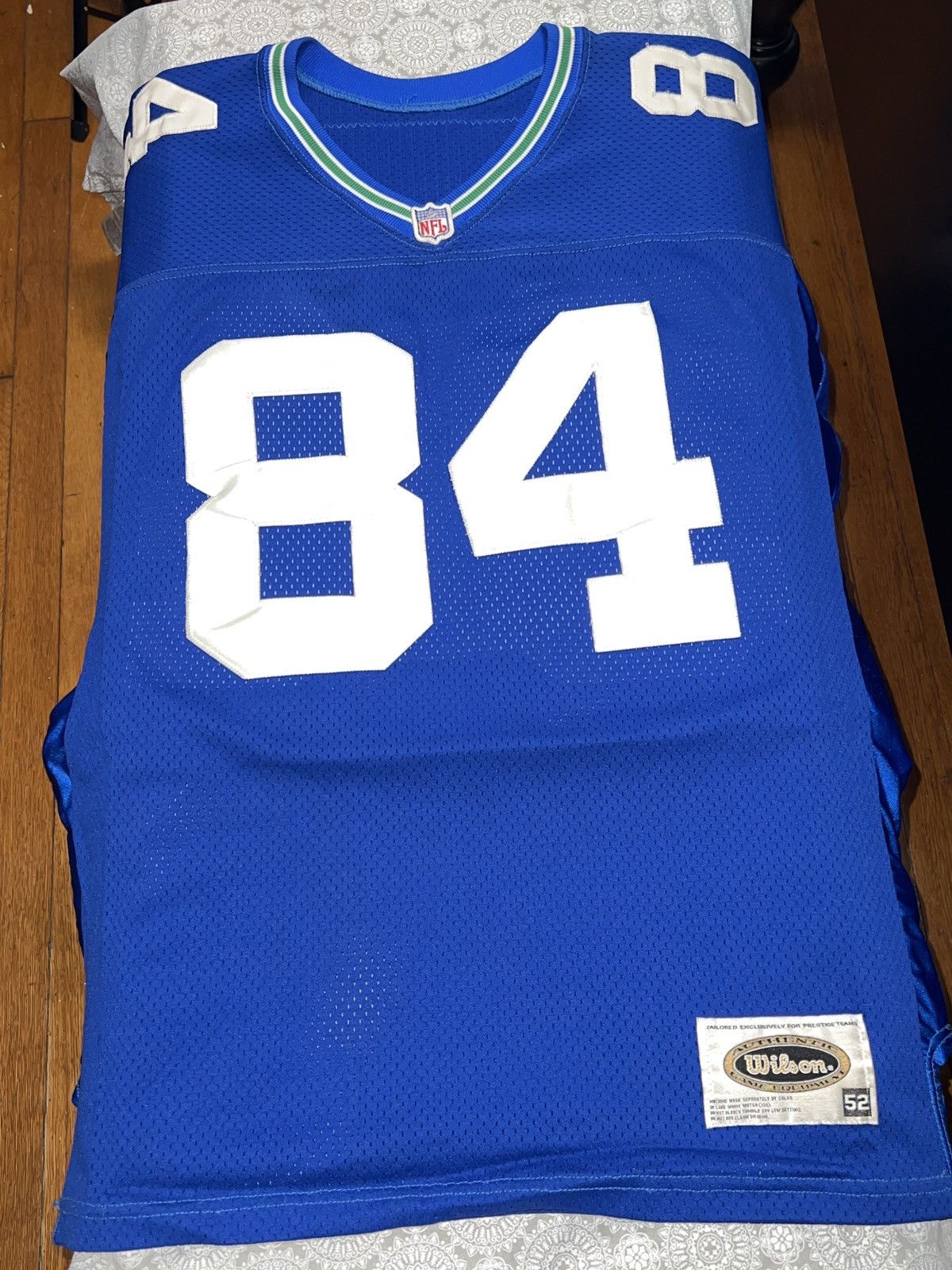 Wilson Authentic Wilson Athletic Seattle Seahawks Jersey Size US L / EU 52-54 / 3 - 1 Thumbnail