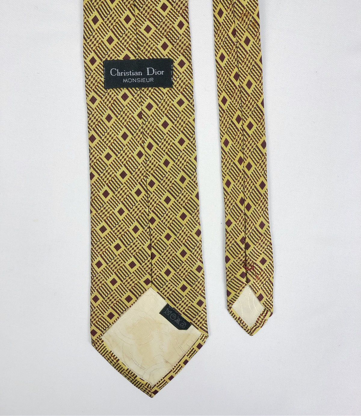 Christian Dior Monsieur Rare Vintage Christian Dior Monsieur Silk Tie Size ONE SIZE - 5 Thumbnail
