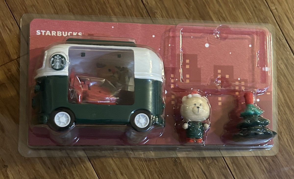 Other Starbucks Mini Bus Figurine Desk Decor Set Size ONE SIZE - 1 Thumbnail