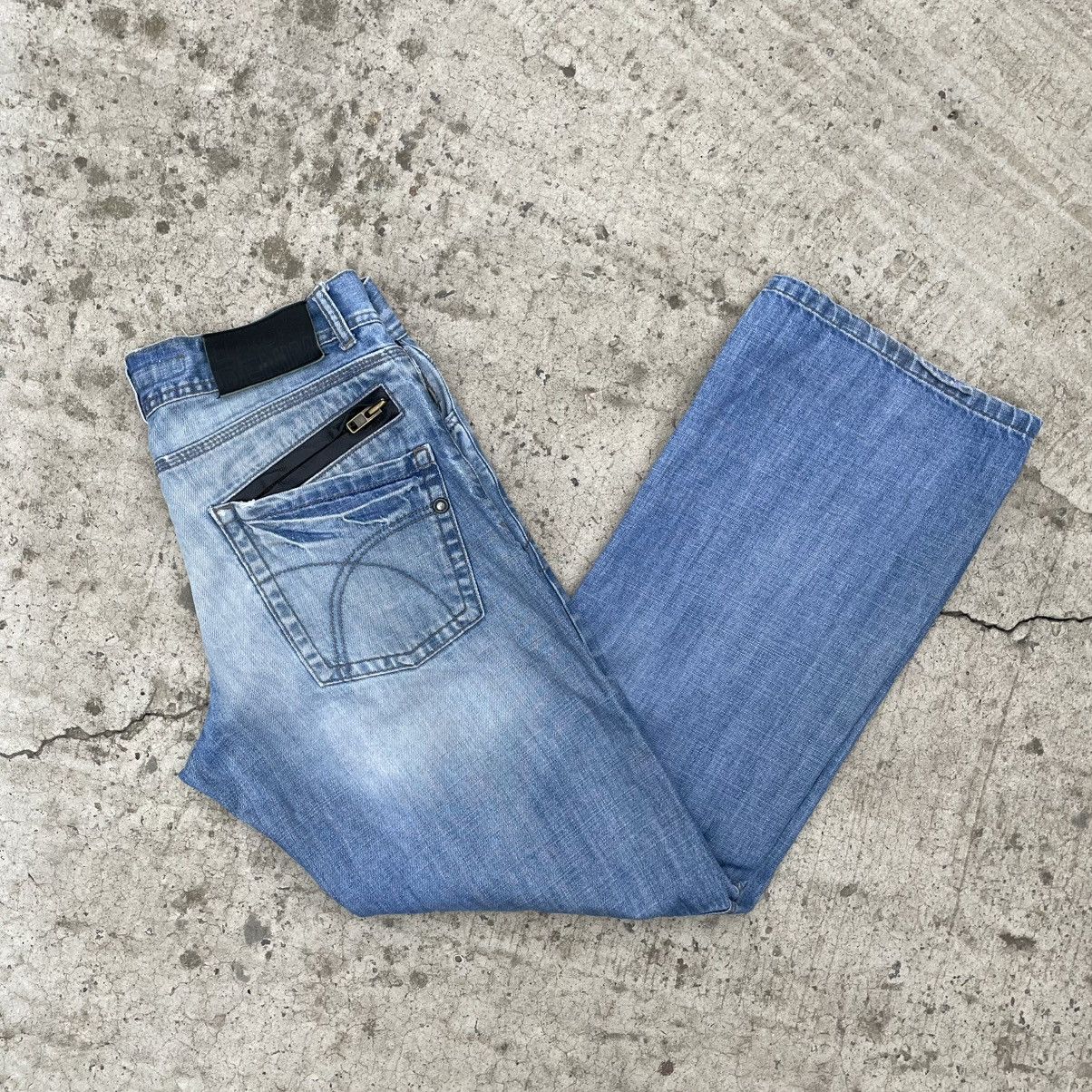 Le Grande Bleu (L.G.B.) VTG Man’s Fitted Crazy Henley’s Denim 32 Jeans Double Knee Size US 32 / EU 48 - 9 Thumbnail