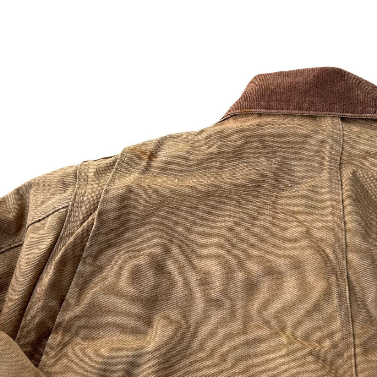 Carhartt × Vintage CARHARTT J02 BRN CANVAS BEIGE UTILITY JACKET VINTAGE DETROIT Size US L / EU 52-54 / 3 - 15 Thumbnail