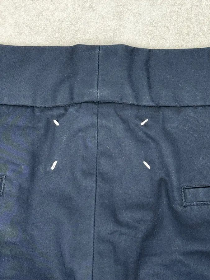 Maison Margiela Maison Martin Margiela Navy Classy Chino Pants Size US 32 / EU 48 - 8 Thumbnail