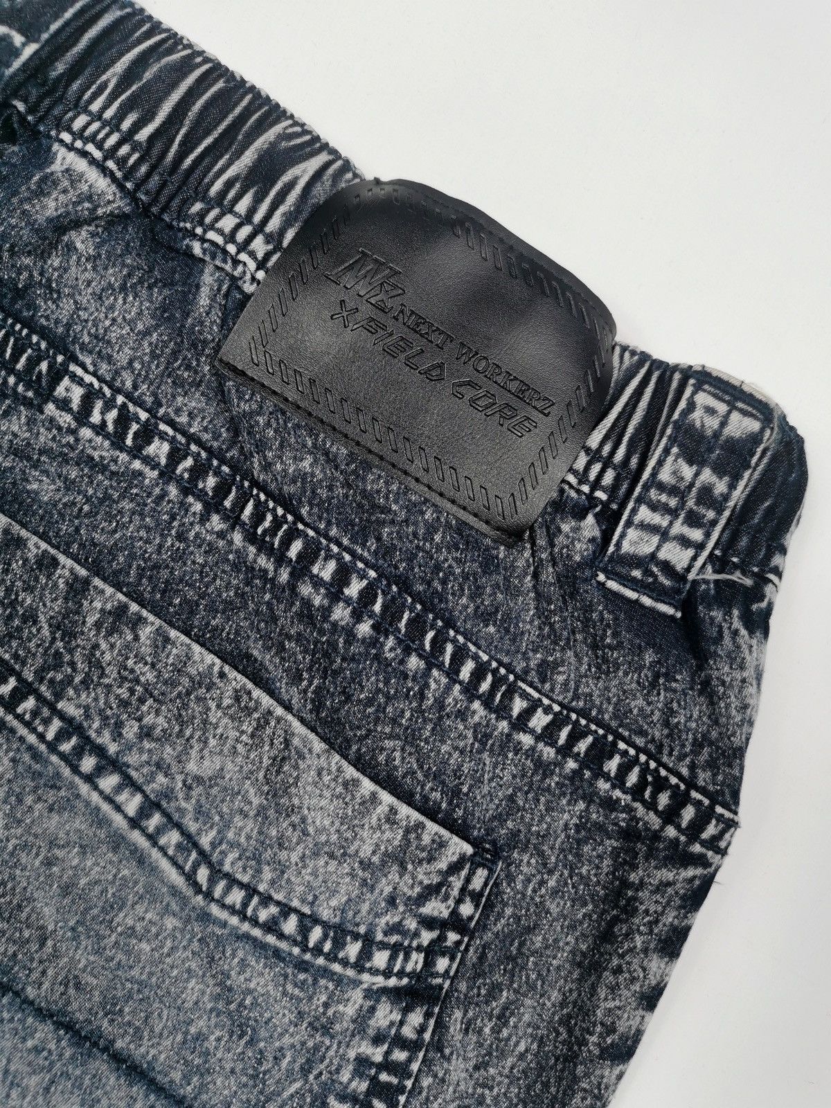 Japanese Brand Fieldcore Next Workerz Cargo Denim Shorts Size US 38 / EU 54 - 7 Thumbnail