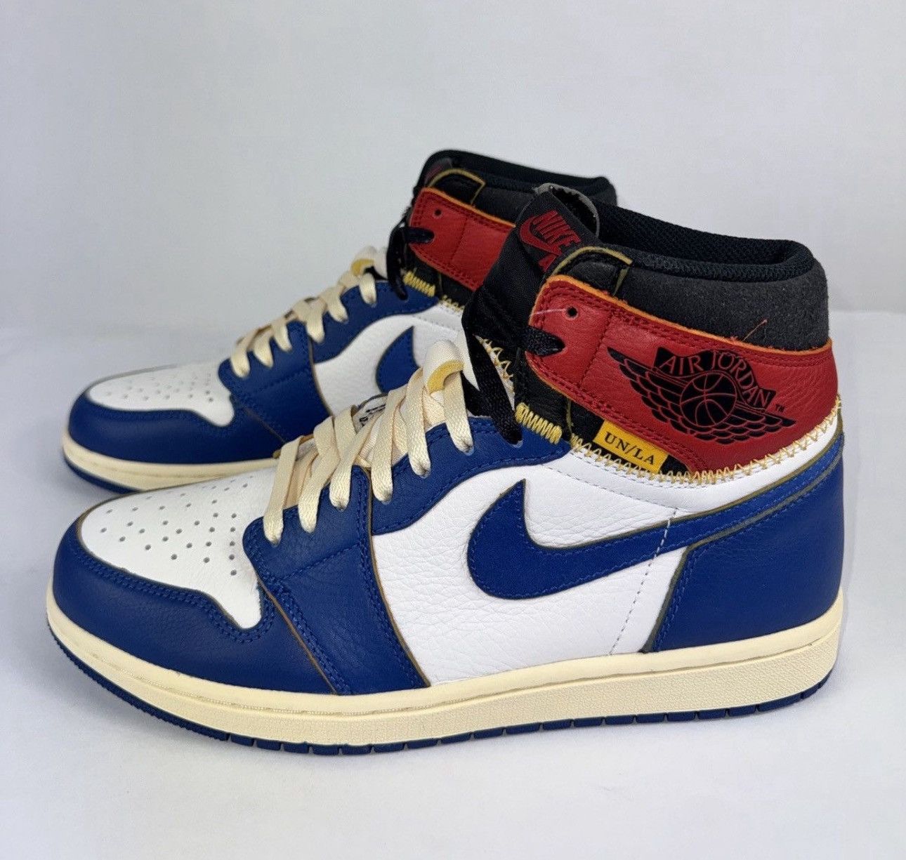 Jordan Brand JORDAN 1 RETRO UNION LOS ANGELES STORM BLUE SNEAKERS Size US 9.5 / EU 42-43 - 1 Thumbnail