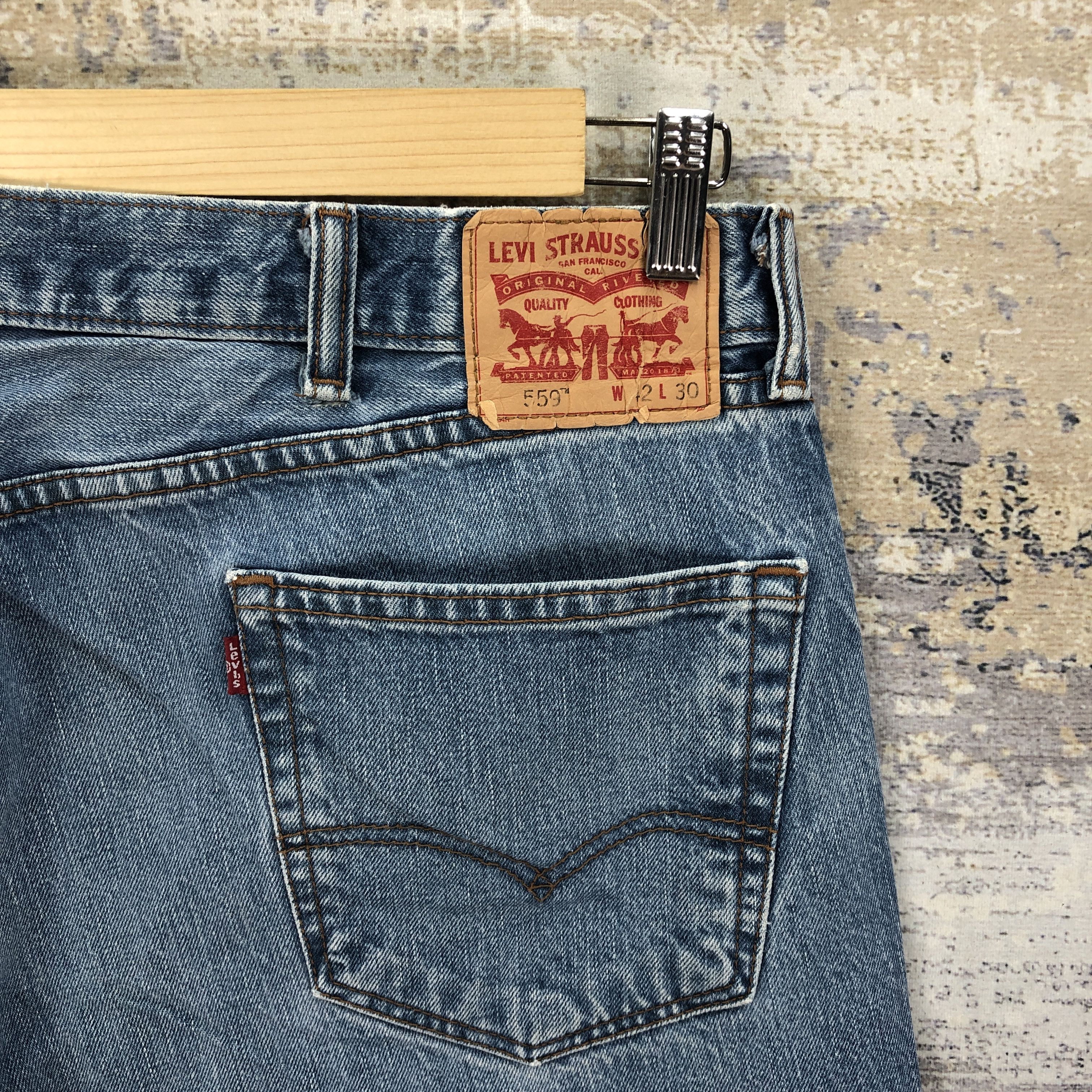 Levi's Vintage Y2K Levis Baggy Loose Jeans Levi's 559 Faded Denim Size US 42 / EU 58 - 5 Thumbnail