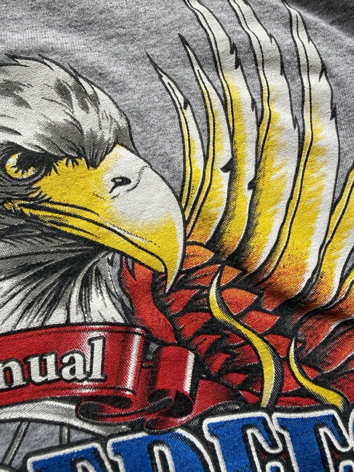 Vintage Vintage Y2K Biketoberfest Motorcycle Eagle Graphic Tee Size US XL / EU 56 / 4 - 5 Thumbnail