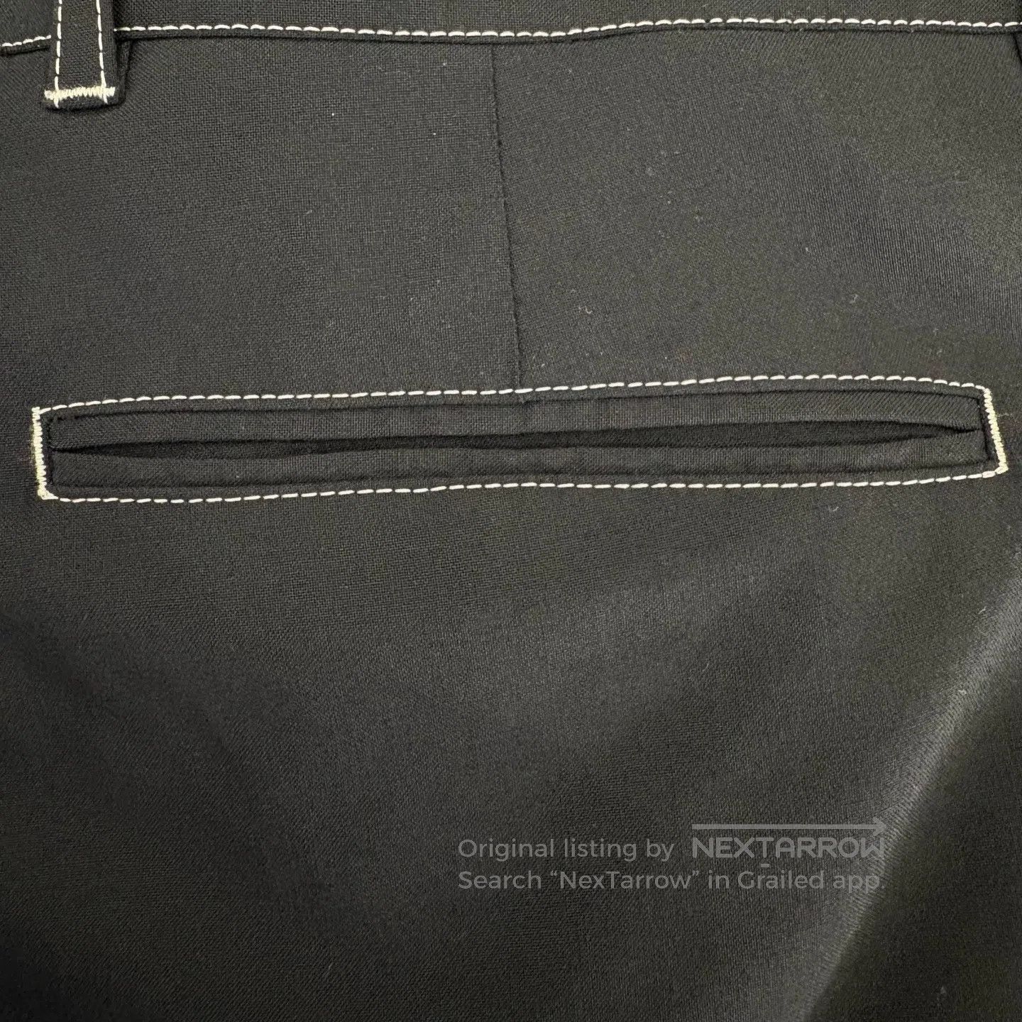 Dior Dior Black casual suit pants with stitching Size US 30 / EU 46 - 7 Thumbnail