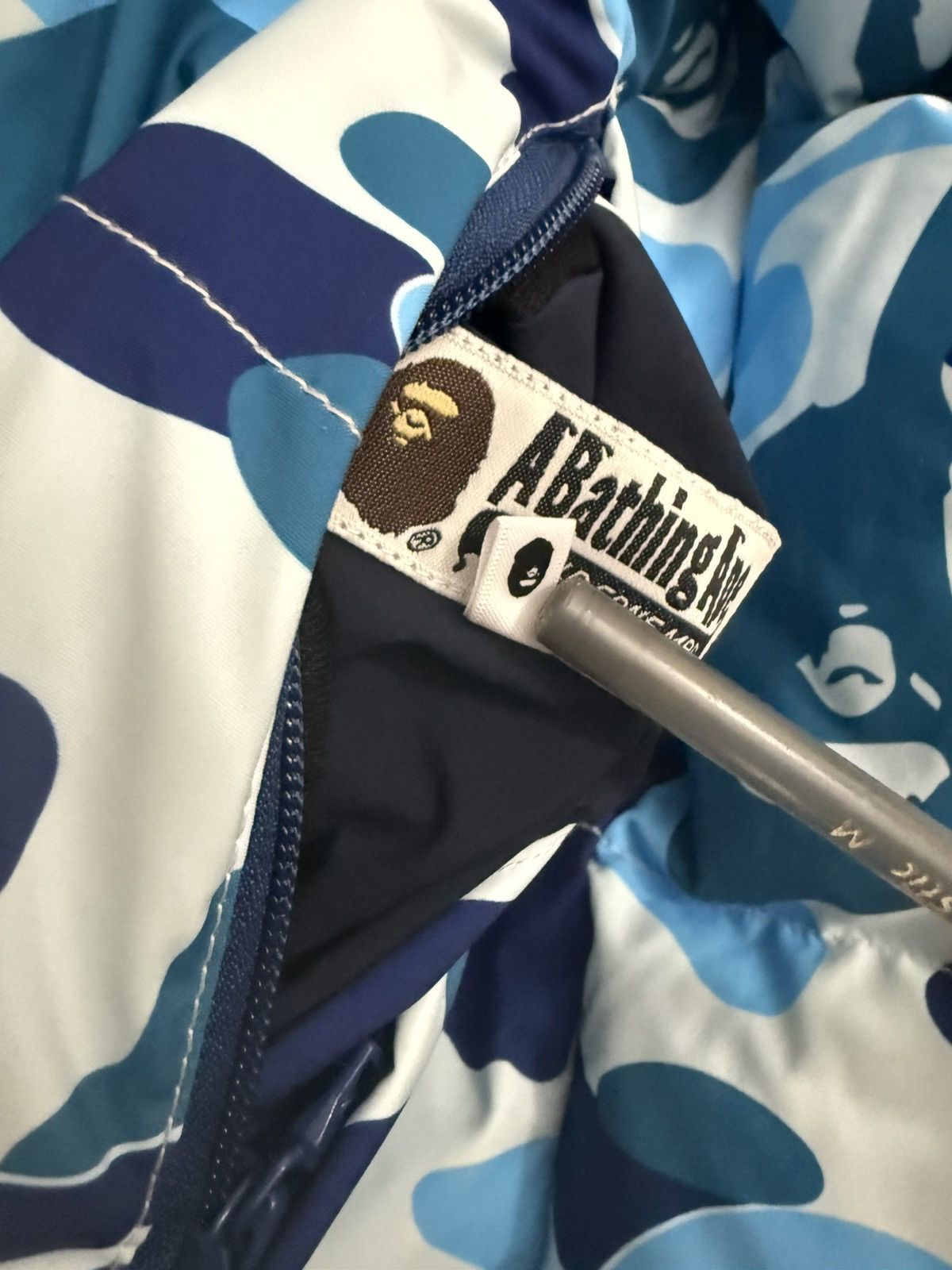 Bape Bape ABC blue camo reversible Vest Size US M / EU 48-50 / 2 - 8 Thumbnail