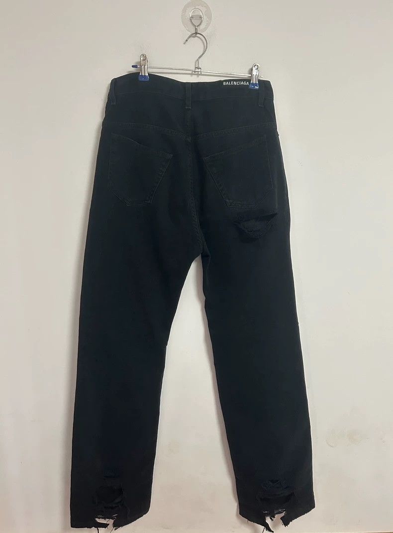 Balenciaga Balenciaga size xs 24 Ripped Medium Fit Black Ripped Old D Size US 28 / EU 44 - 2 Thumbnail