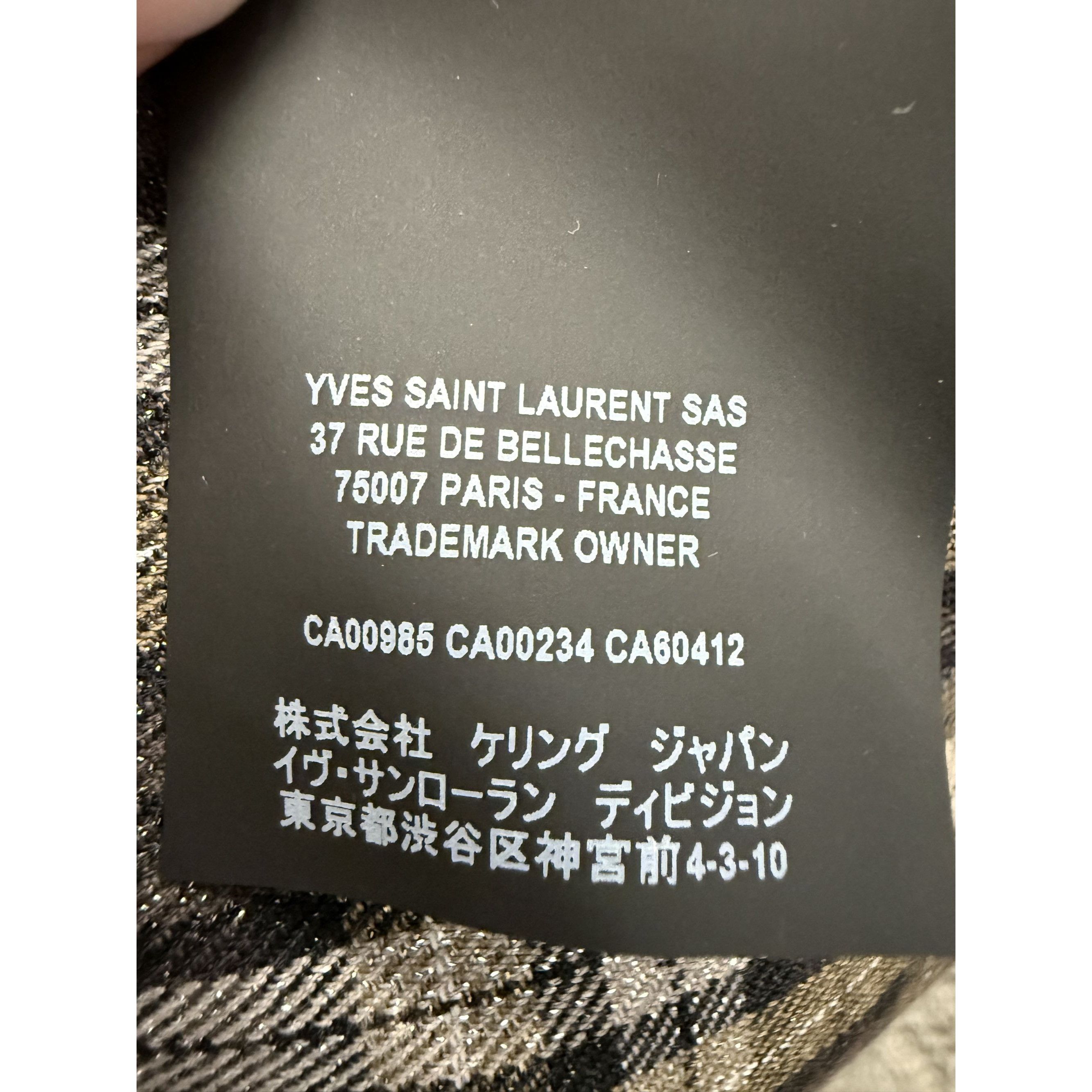 Saint Laurent Paris Saint Laurent Paris Mens Plaid Button-Up Shirt S Made In Jap Size S / US 4 / IT 40 - 7 Thumbnail