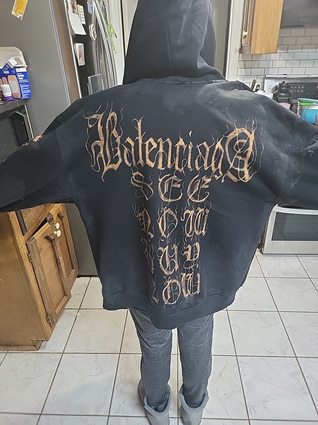 Balenciaga Balenciaga Heavy Metal Mud Hoodie 2024 Size US XL / EU 56 / 4 - 9 Thumbnail