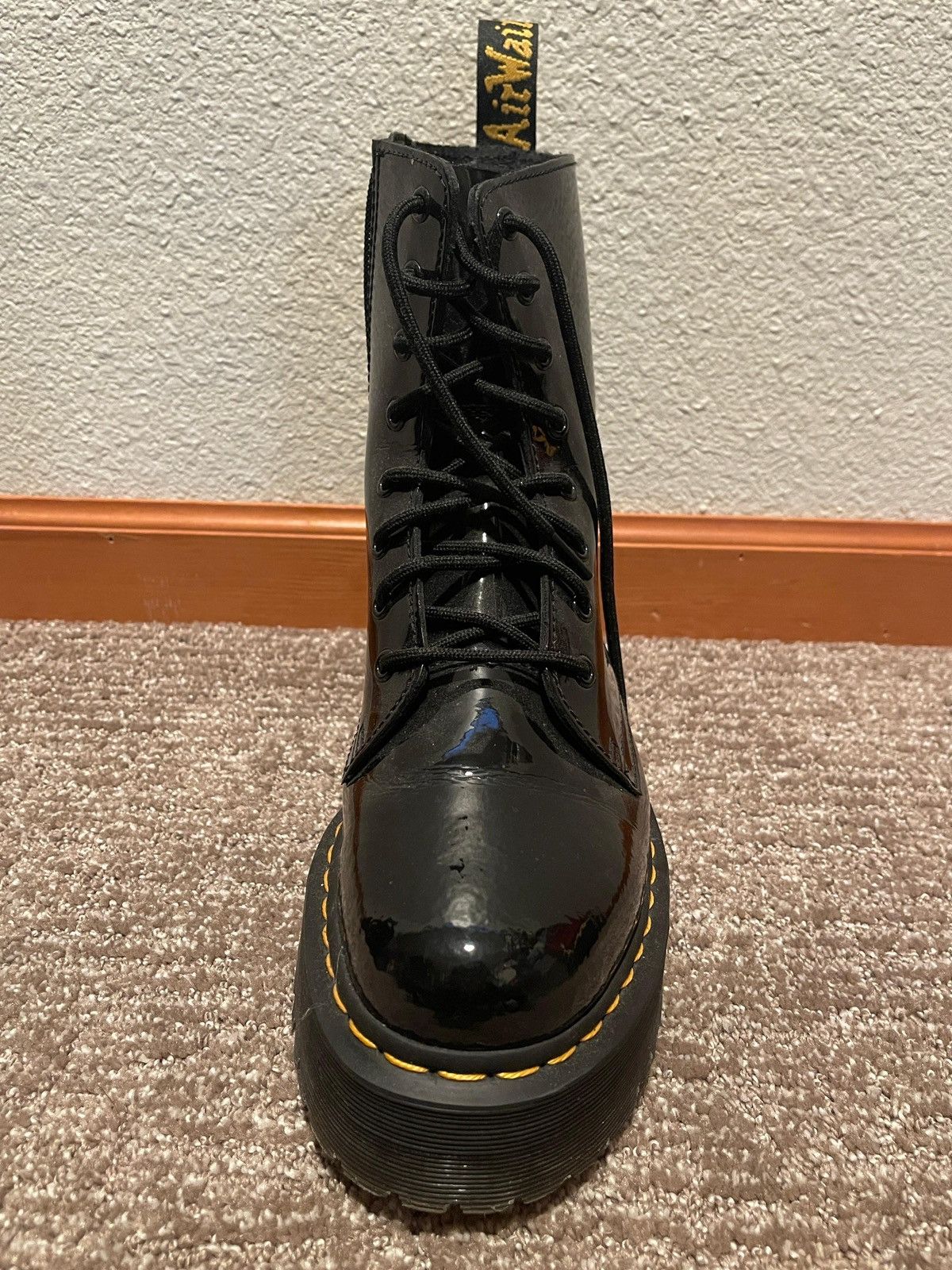 Dr. Martens Doc Marten Glossy Platform Boots Size US 9 / EU 42 - 5 Thumbnail