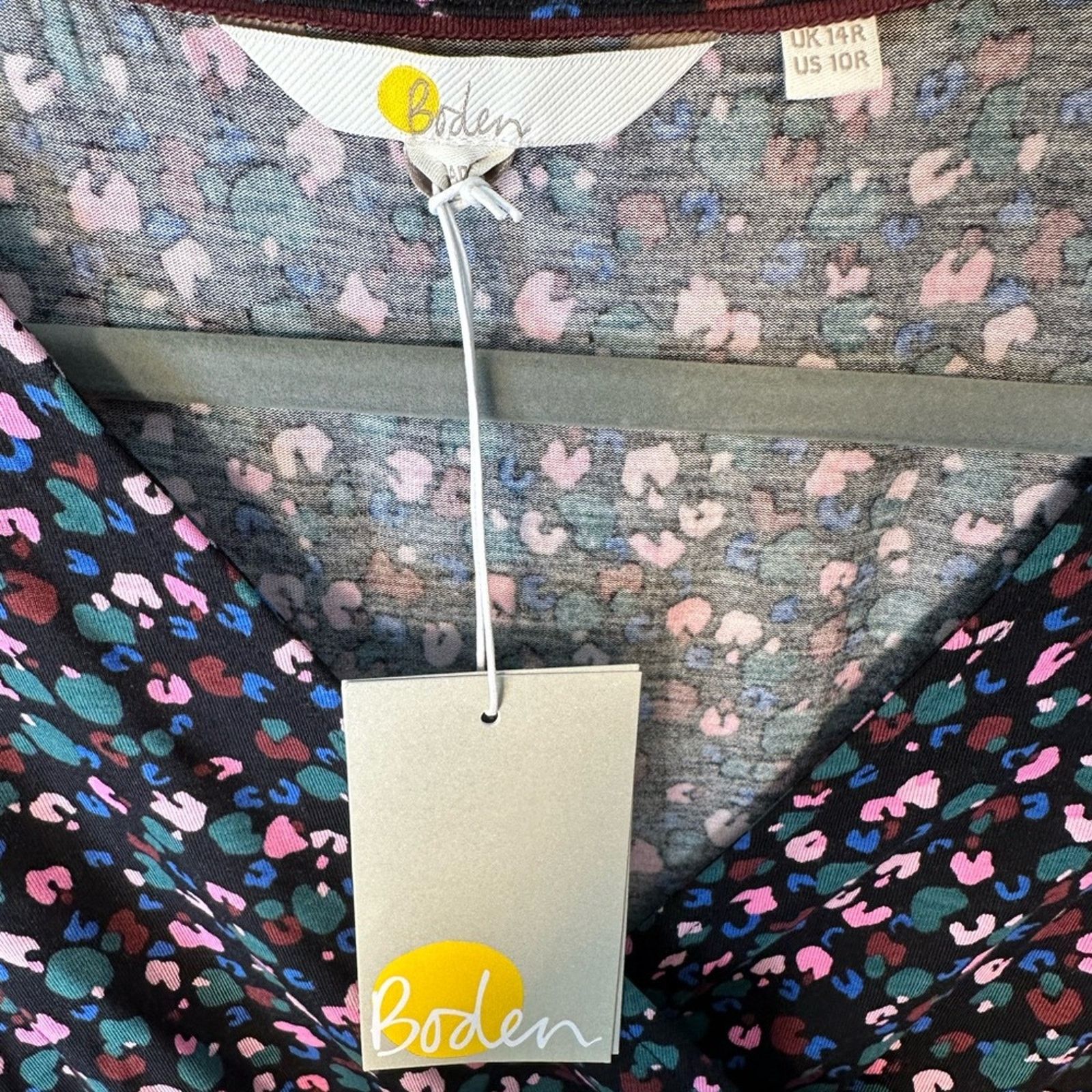 Boden Boden Layla Floral Wrap Dress Size 10 Size L / US 10 / IT 46 - 2 Thumbnail