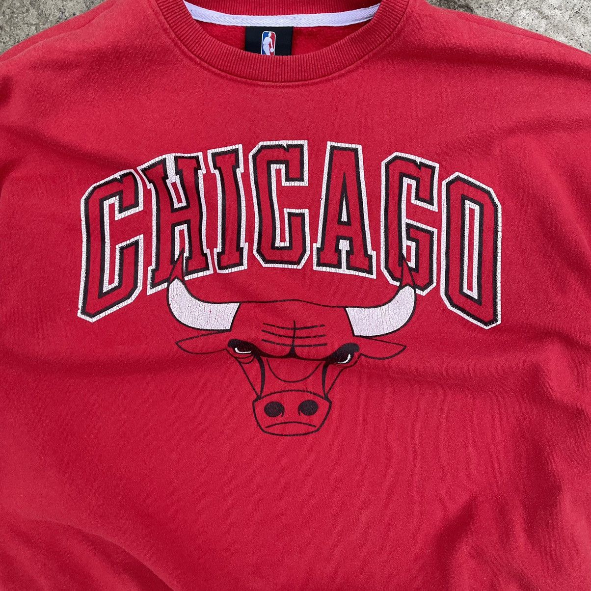 NBA × Vintage Vintage Chicago Bulls Sweatshirt Logo Y2K 90s USA Size US M / EU 48-50 / 2 - 7 Thumbnail