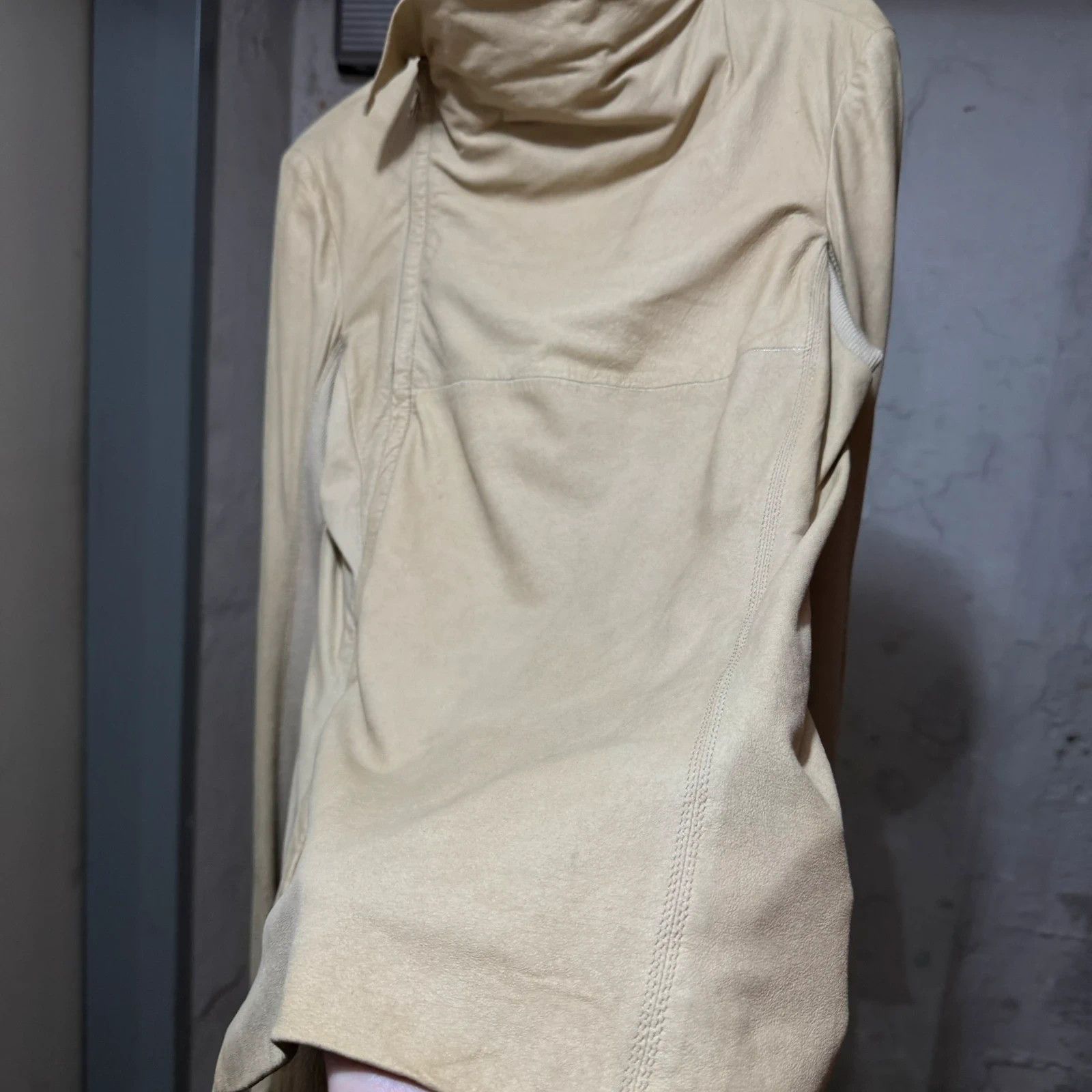 Rick Owens F/W 2010 Rick owens lamb skin side zip leather jacket Size M / US 6-8 / IT 42-44 - 6 Thumbnail
