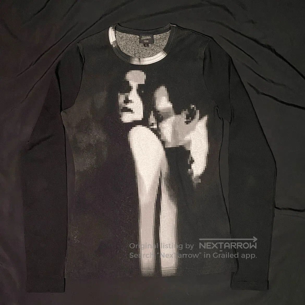 Jean Paul Gaultier JPG RARE BLOOD VELVET DRIP T-SHIRT | Grailed
