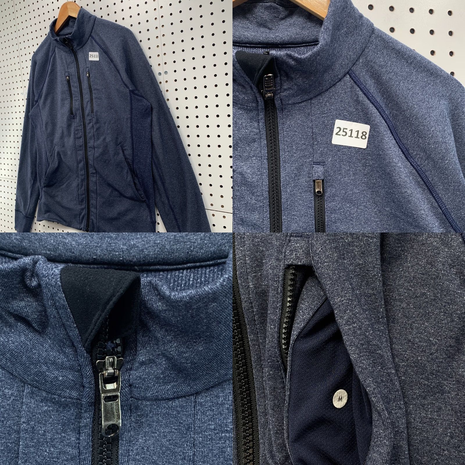 Lululemon LULULEMON Shift Jacket Mens M Blue Full Zip Chest Pockets Casual Travel Jacket Size US M / EU 48-50 / 2 - 8 Thumbnail