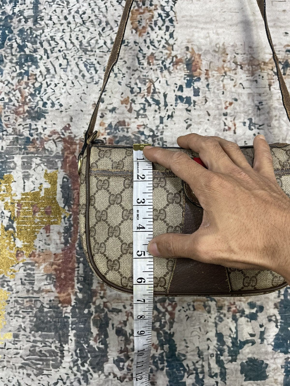 Gucci Vintage Gucci Ophidia Supreme Web Shoulder Sling Bag Size ONE SIZE - 18 Thumbnail